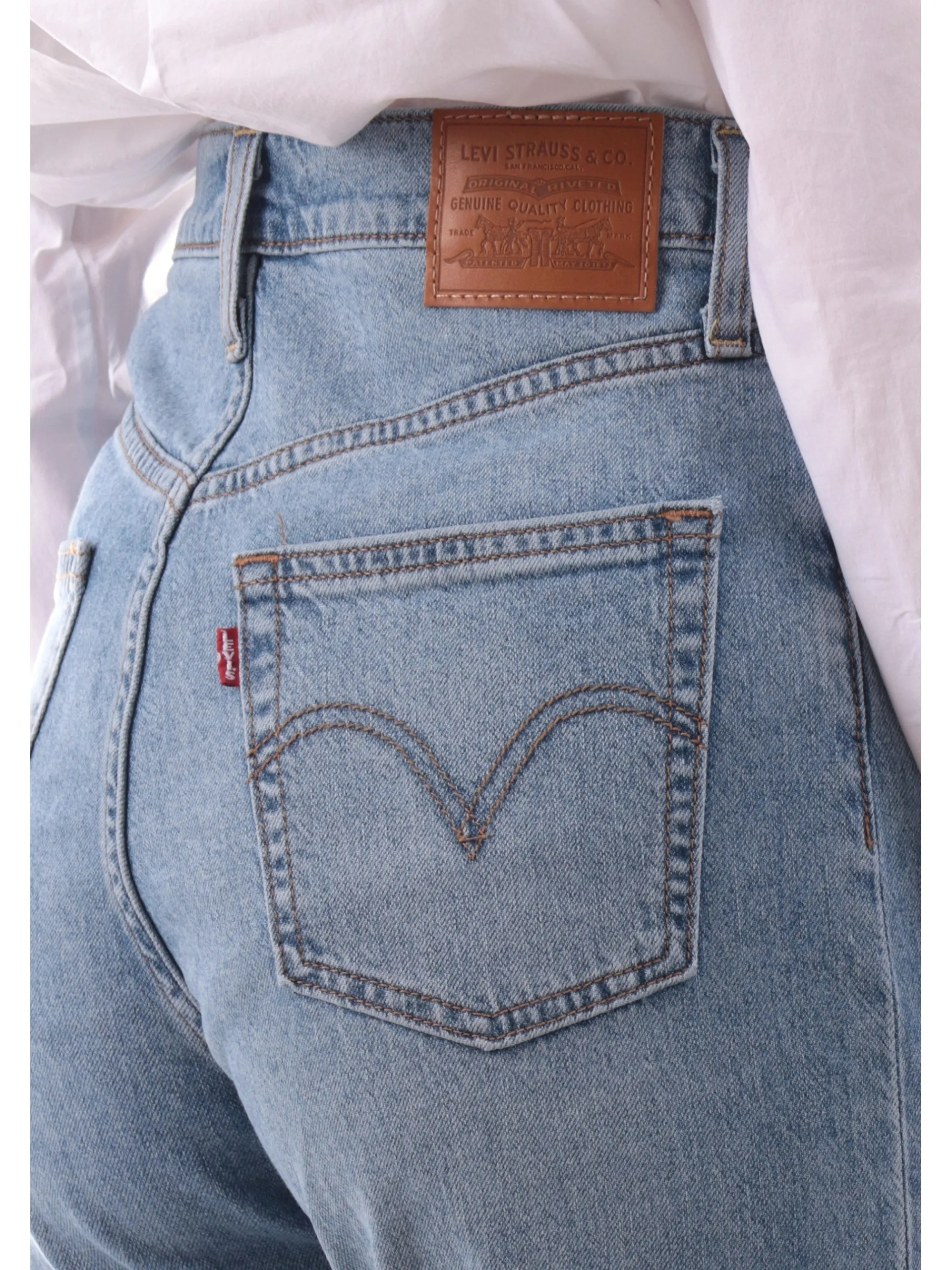 LEVIS Jeans*Jeans Ribcage Straight blu da donna Slim 7269302