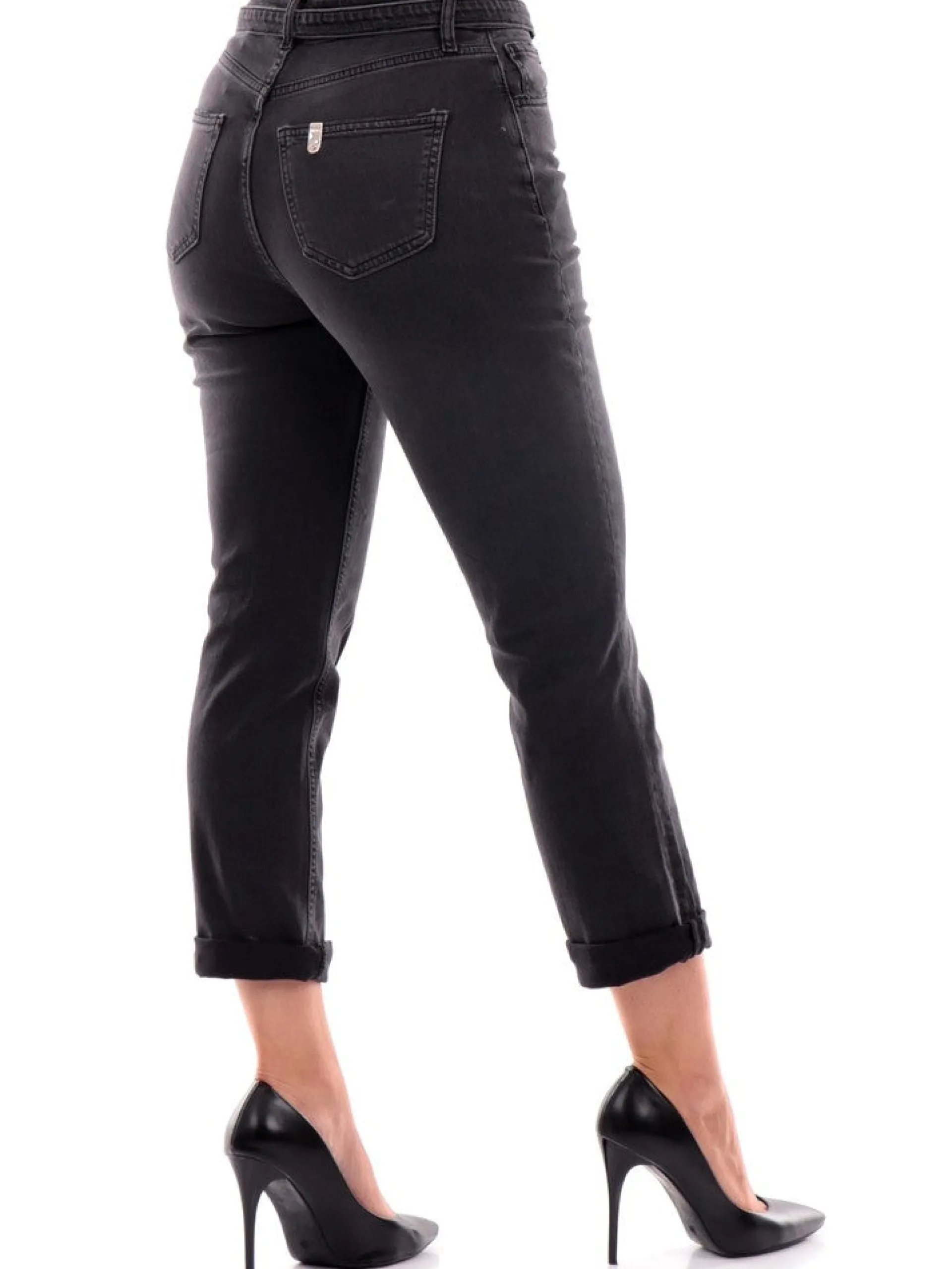 LIU JO MILANO Jeans*Jeans Liu Jo grigi da donna con cintura UF3019D4391