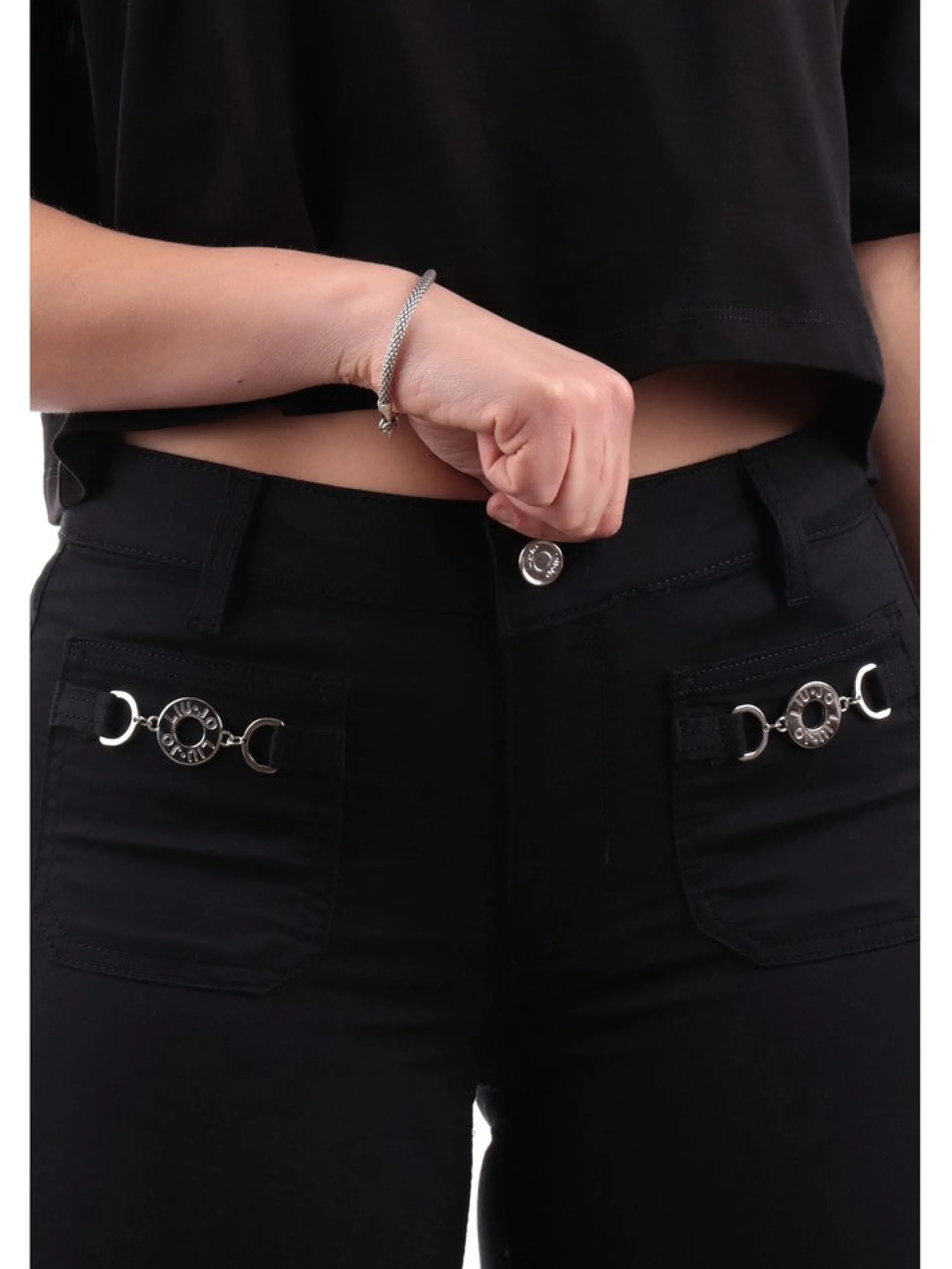 LIU JO MILANO Jeans*Jeans Liu Jo neri da donna Microflair MA4291T7144