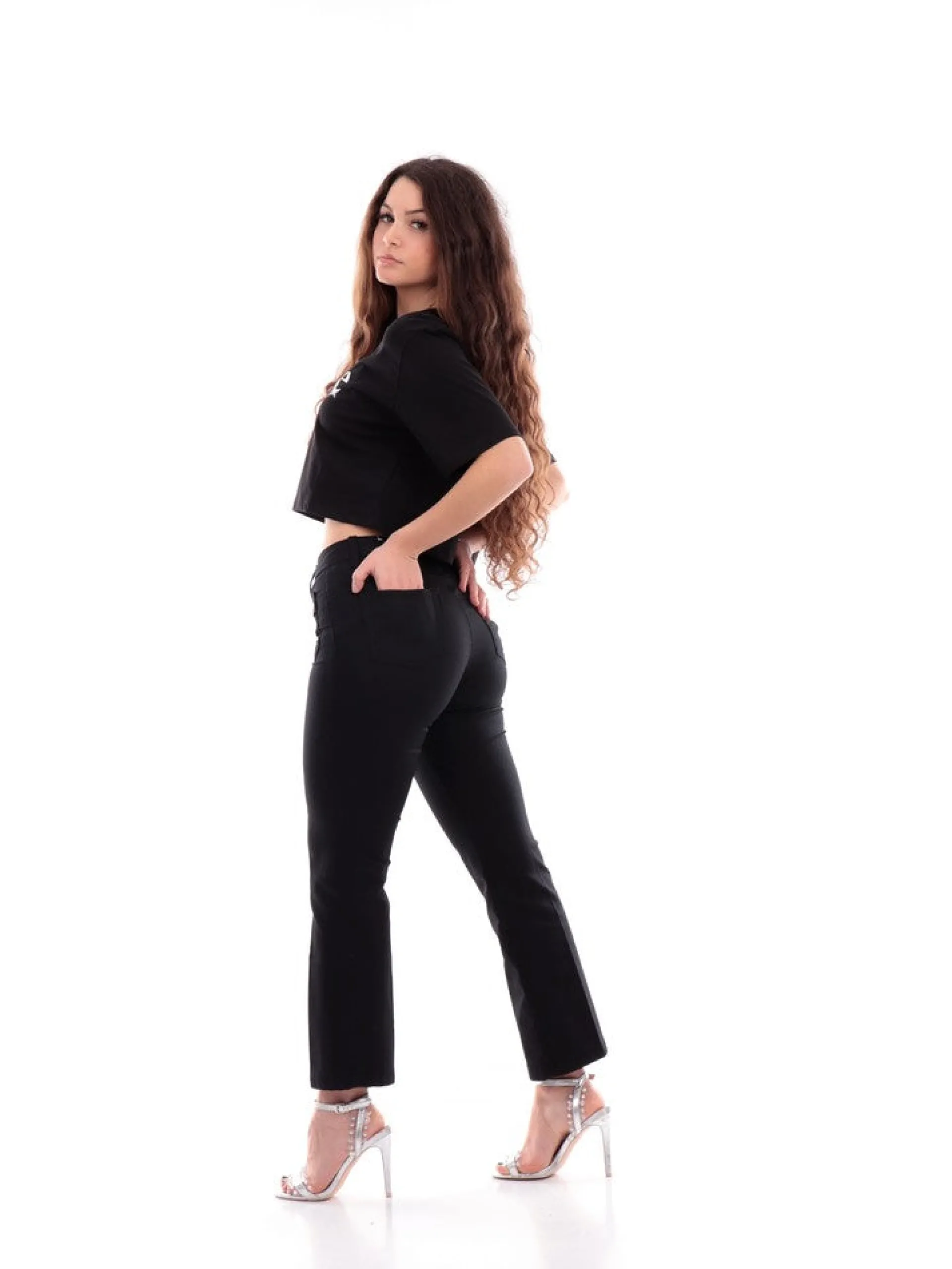LIU JO MILANO Jeans*Jeans Liu Jo neri da donna Microflair MA4291T7144