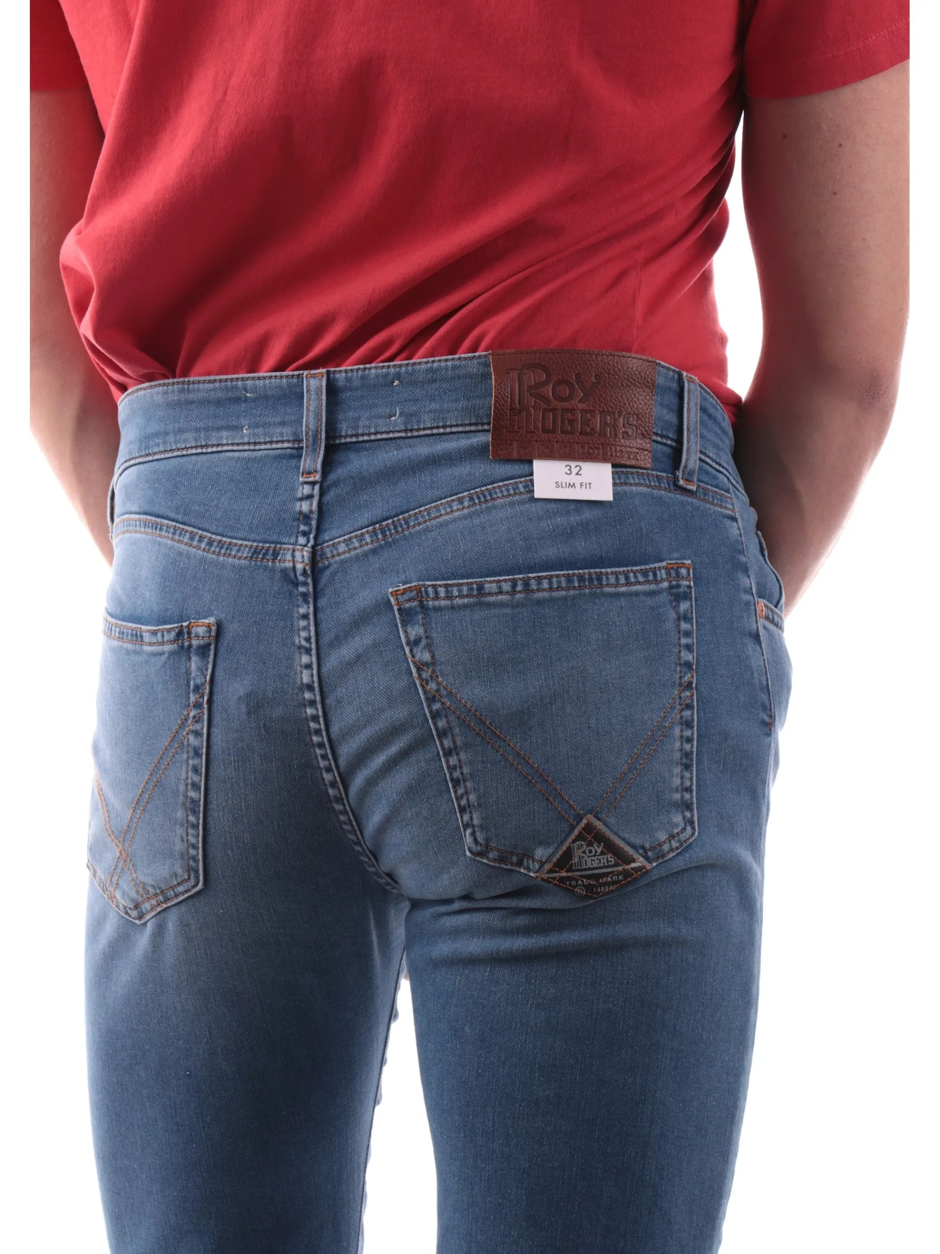 ROYROGERS Jeans*Jeans Roy Rogers 517 blu da uomo Slim RU075D6702480