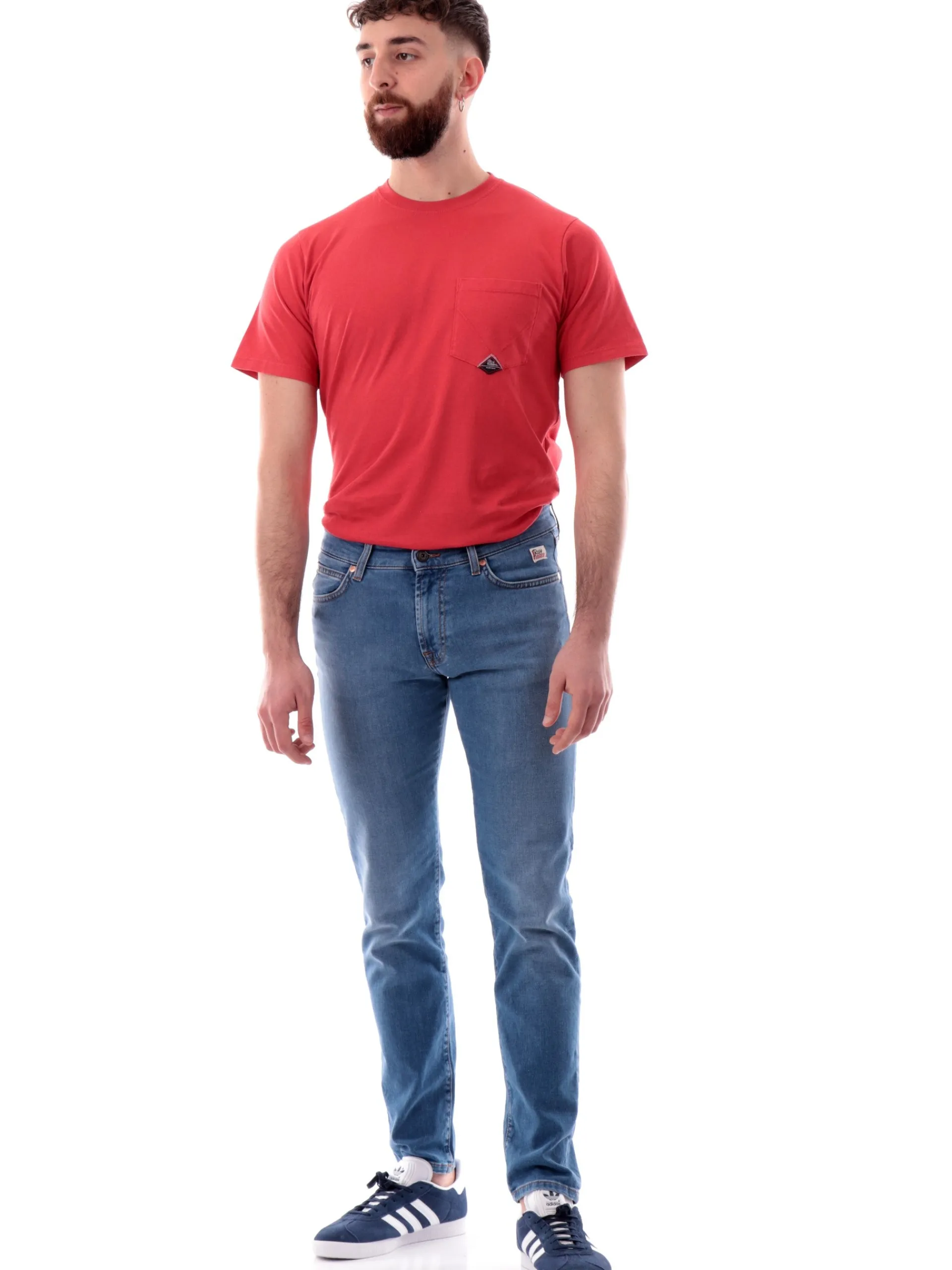 ROYROGERS Jeans*Jeans Roy Rogers 517 blu da uomo Slim RU075D6702480