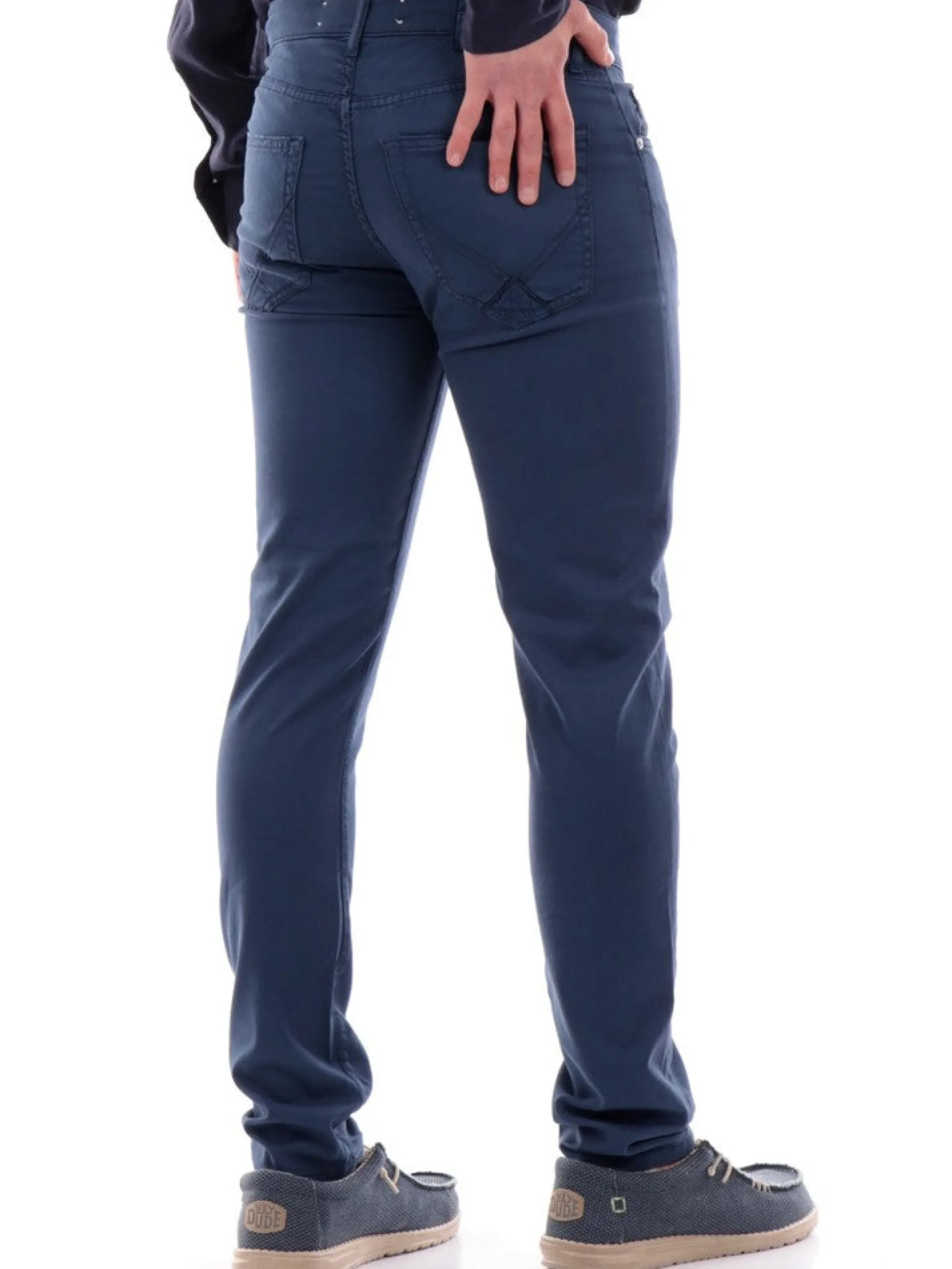 ROYROGERS Pantaloni*Jeans Roy Rogers blu da uomo 517 Plain Drill RU089P037127