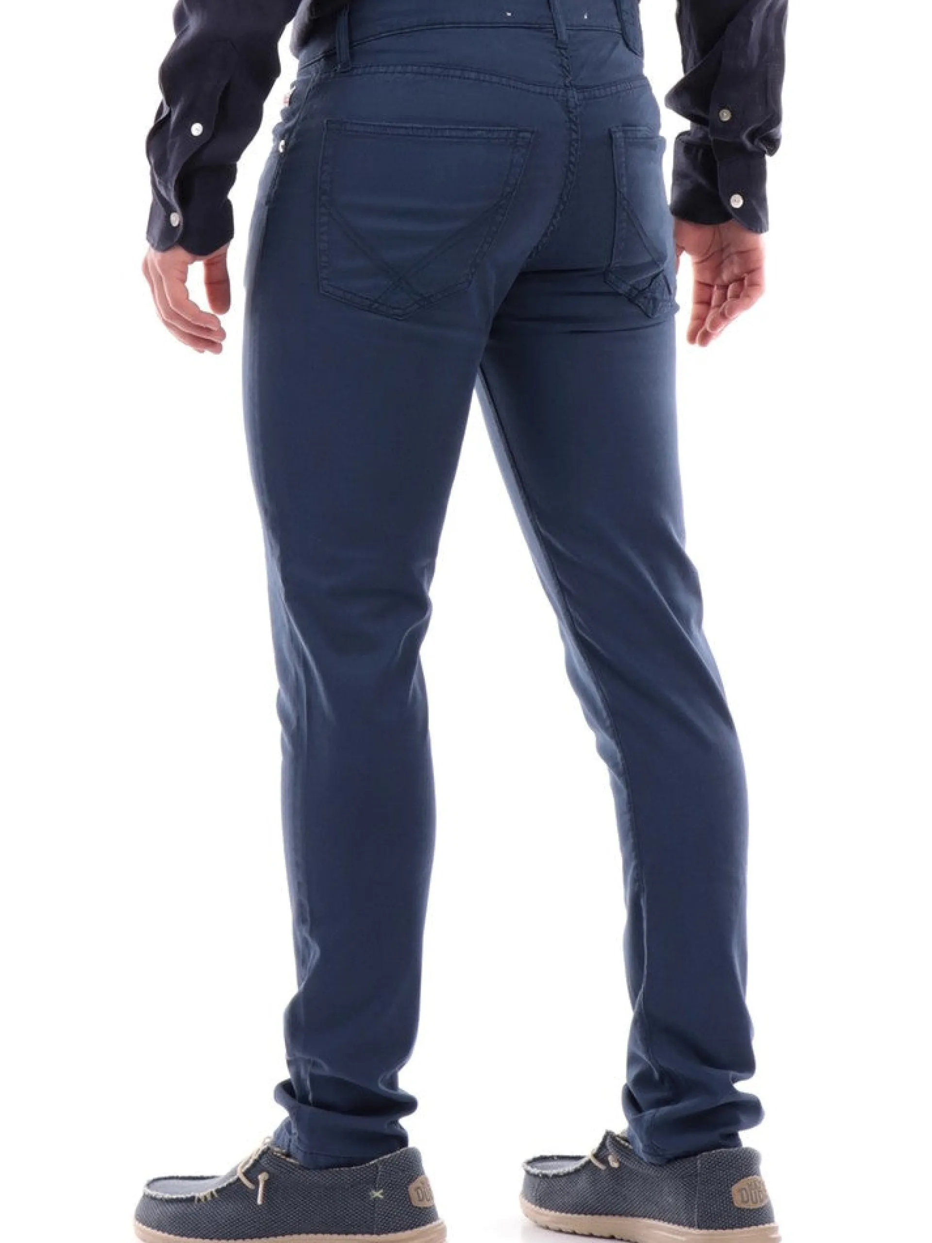 ROYROGERS Pantaloni*Jeans Roy Rogers blu da uomo 517 Plain Drill RU089P037127