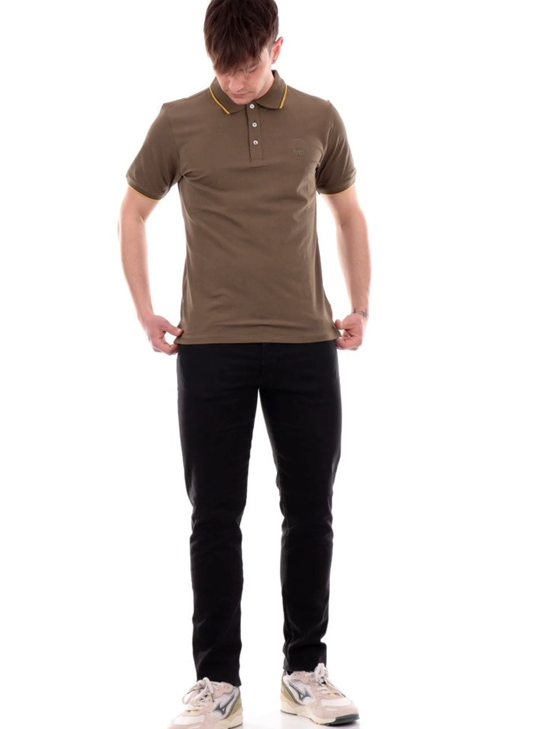 ROYROGERS Pantaloni*Jeans Roy Rogers neri da uomo 517 Plain Drill RU089P0370127