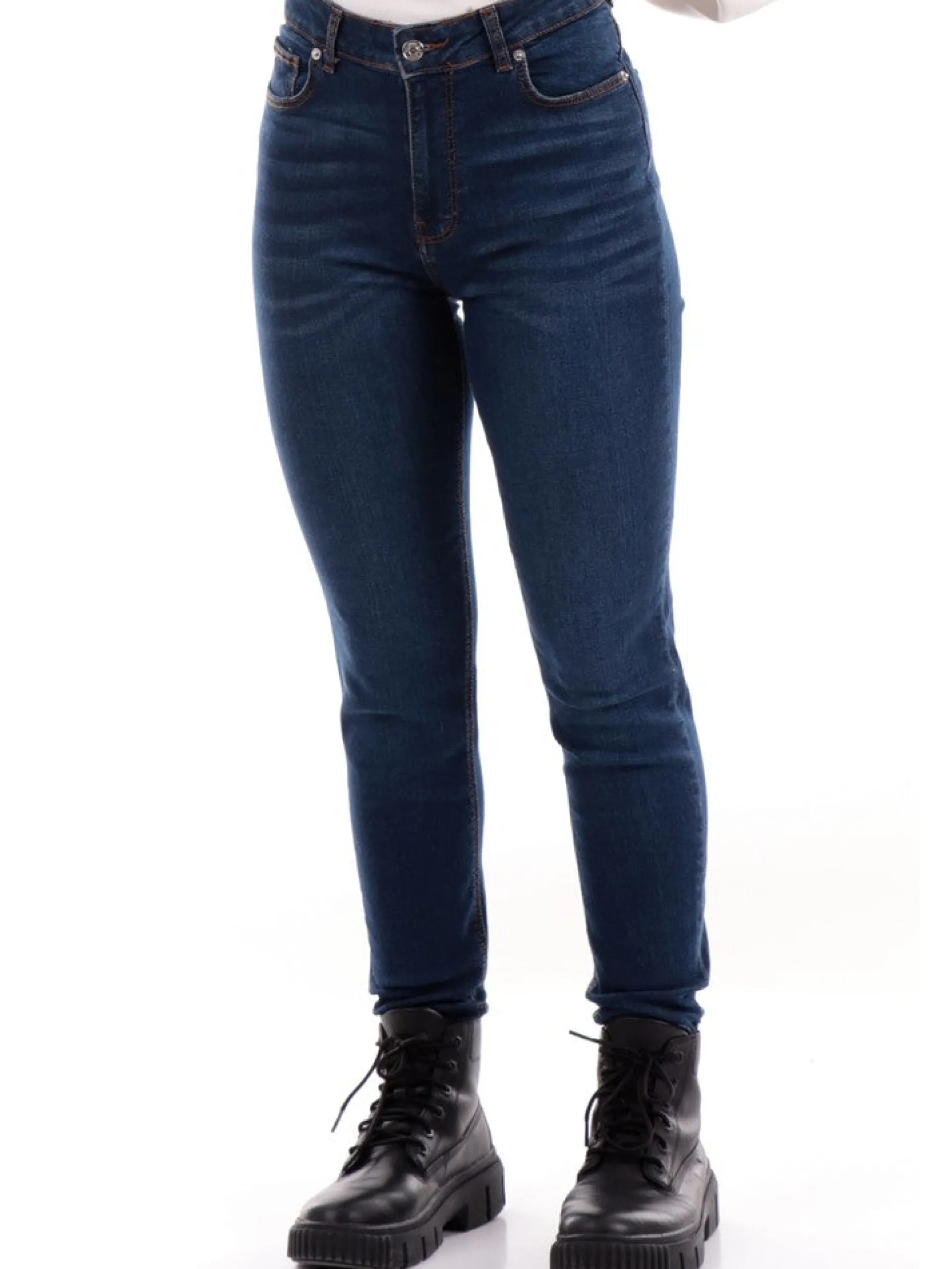 XT STUDIO Jeans*Jeans blu scuro da donna High Waist Skinny SV1001D45502