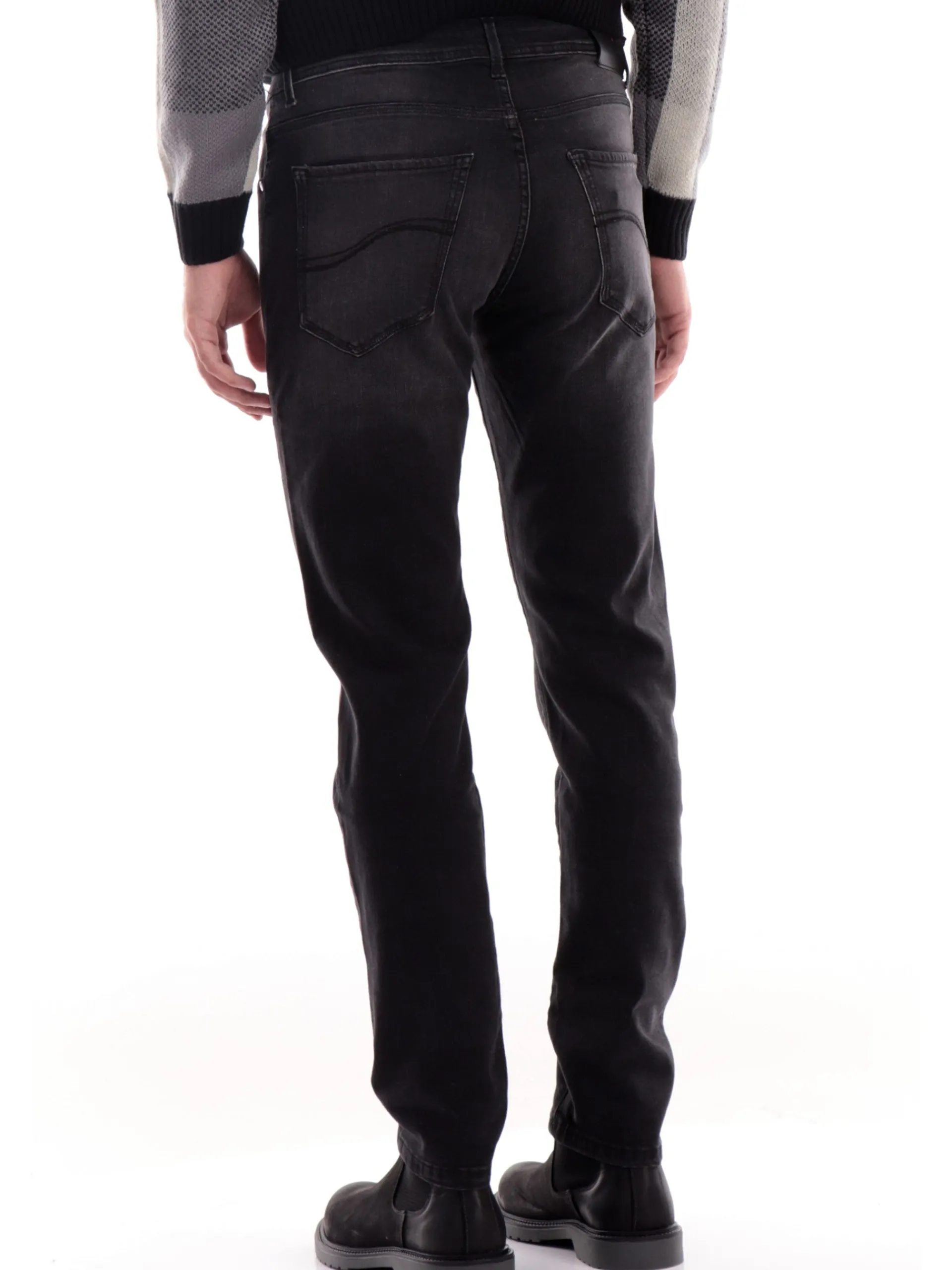 YES ZEE Jeans*Jeans neri da uomo Slim P601F579