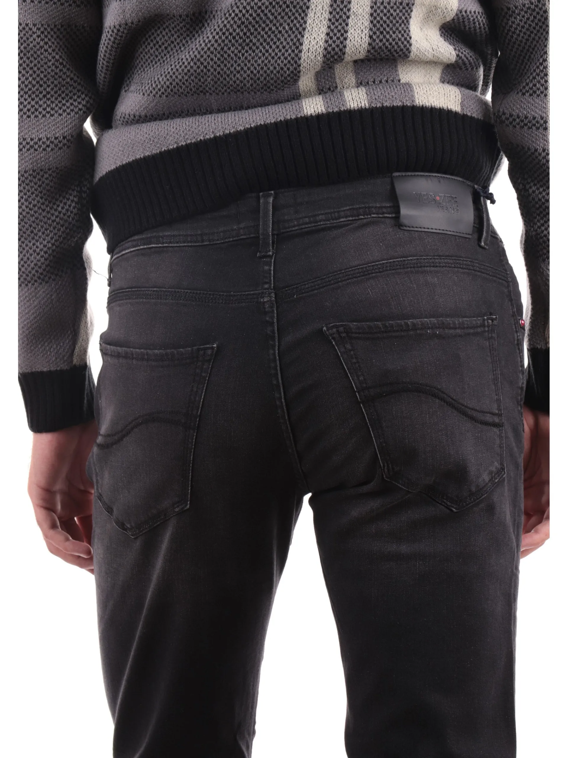 YES ZEE Jeans*Jeans neri da uomo Slim P601F579