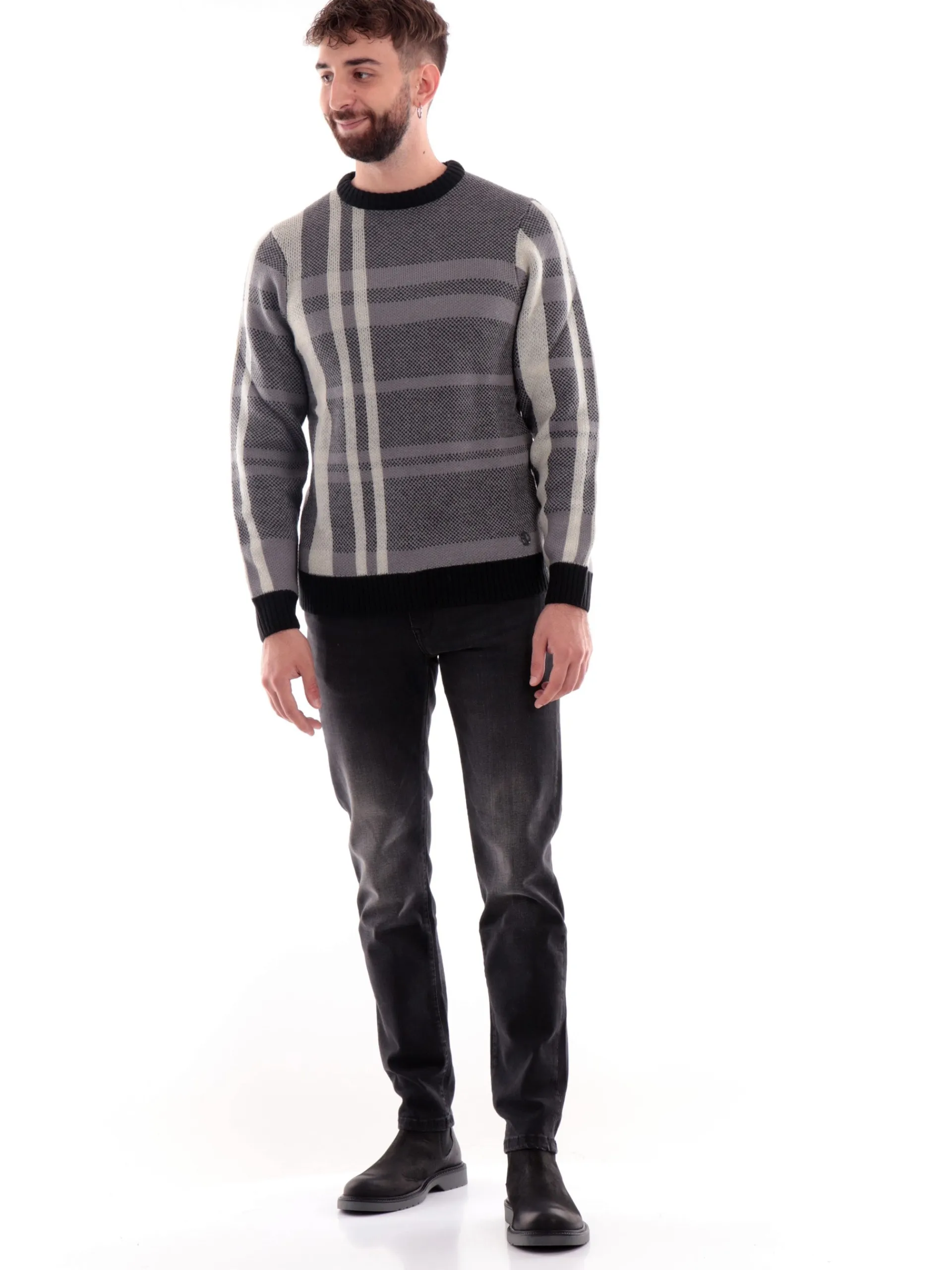 YES ZEE Jeans*Jeans neri da uomo Slim P601F579