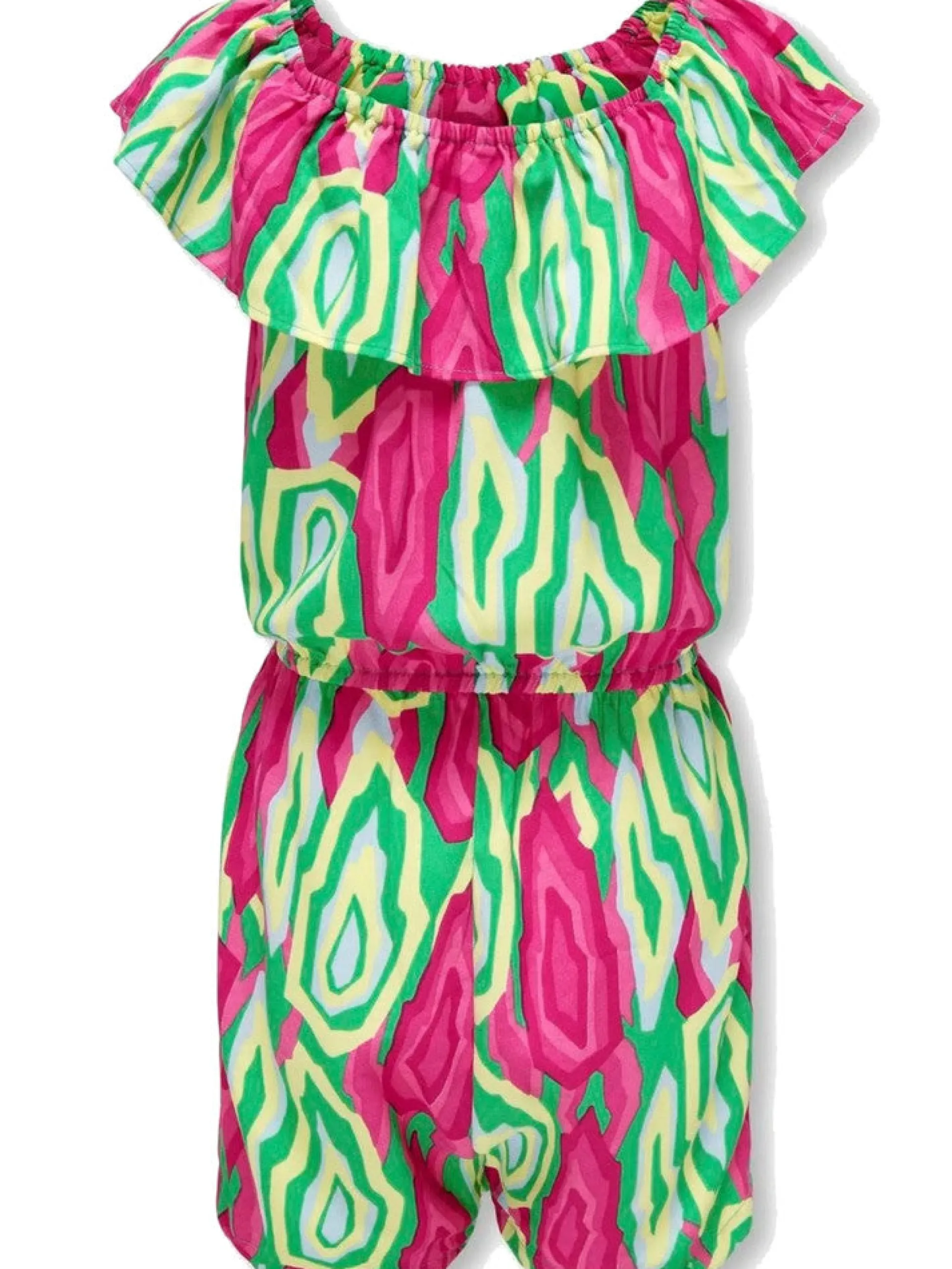 ONLY Vestiti*Jumpsuit verde da bambina geo 15238001