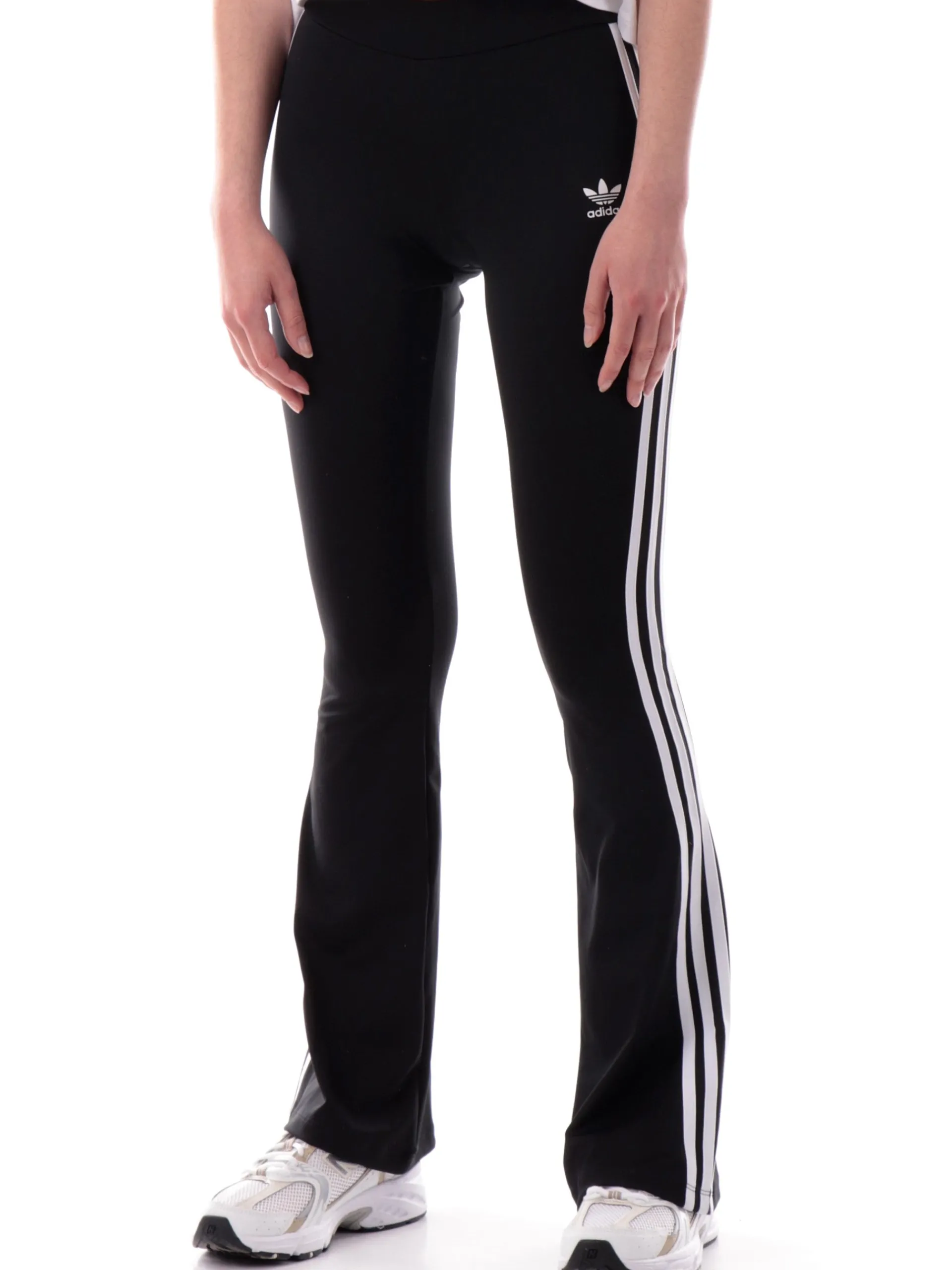 ADIDAS ORIGINALS Leggings*Leggings Adidas Flare neri da donna con 3Stripes IN1100