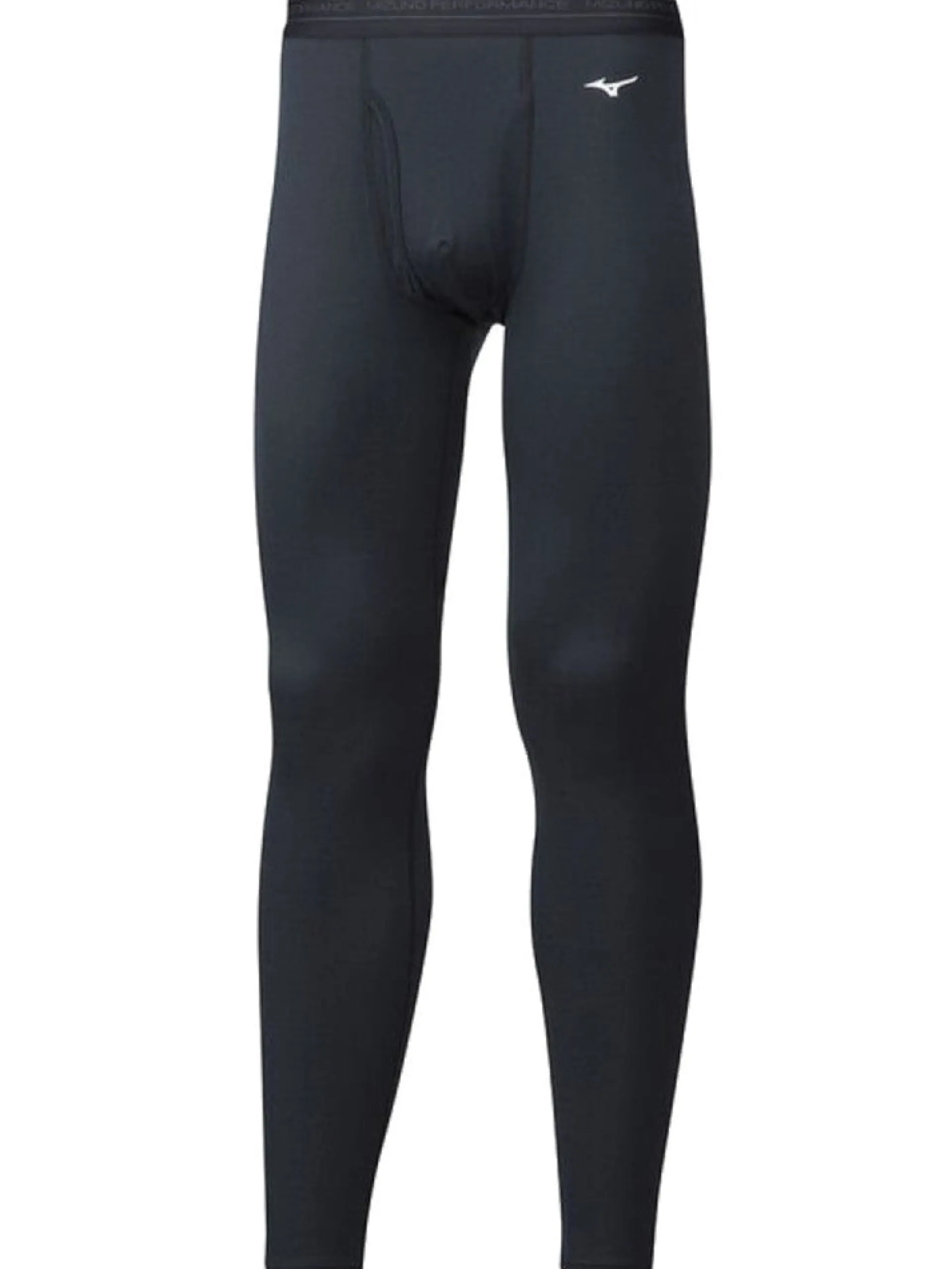 MIZUNO Abbigliamento*Leggings da neve neri da uomo Mid Weight Long Tight A2GB9553