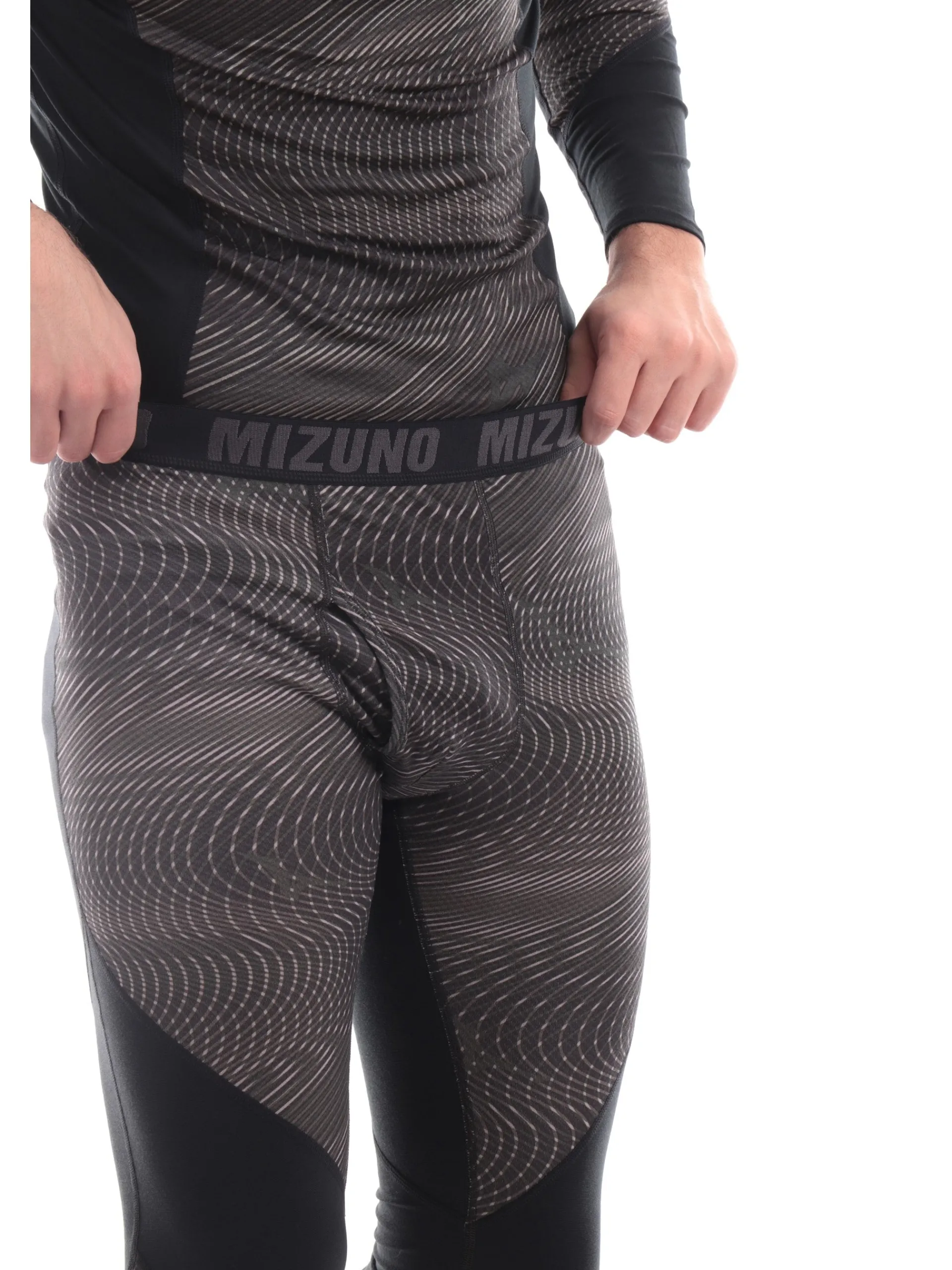 MIZUNO Abbigliamento*Leggings da neve neri da uomo Bt Virtual Body G3 long Tight A2GB1520