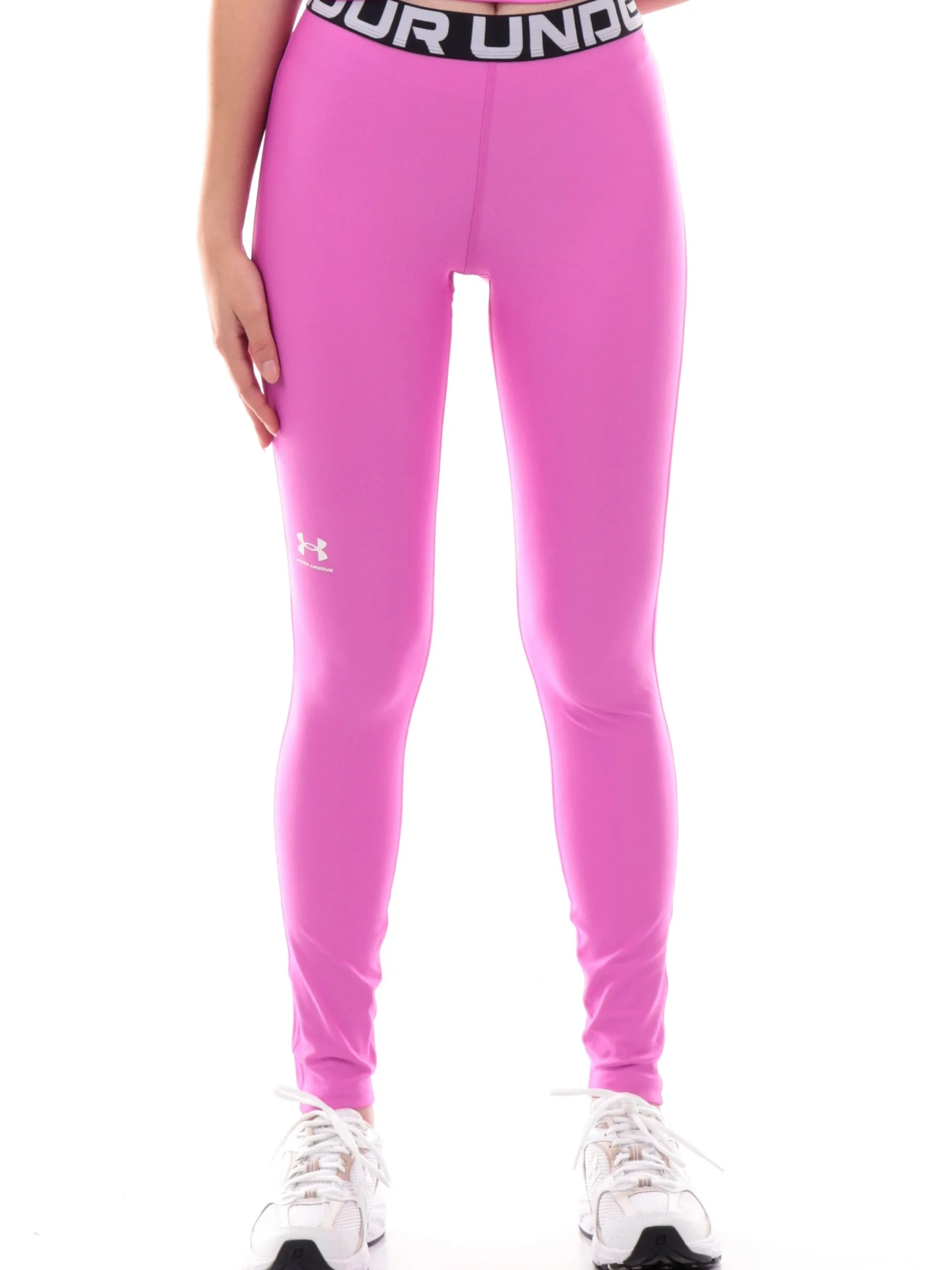 UNDER ARMOUR Leggings*Leggings Fucsia da donna banda scritta logo Authentic 13835590