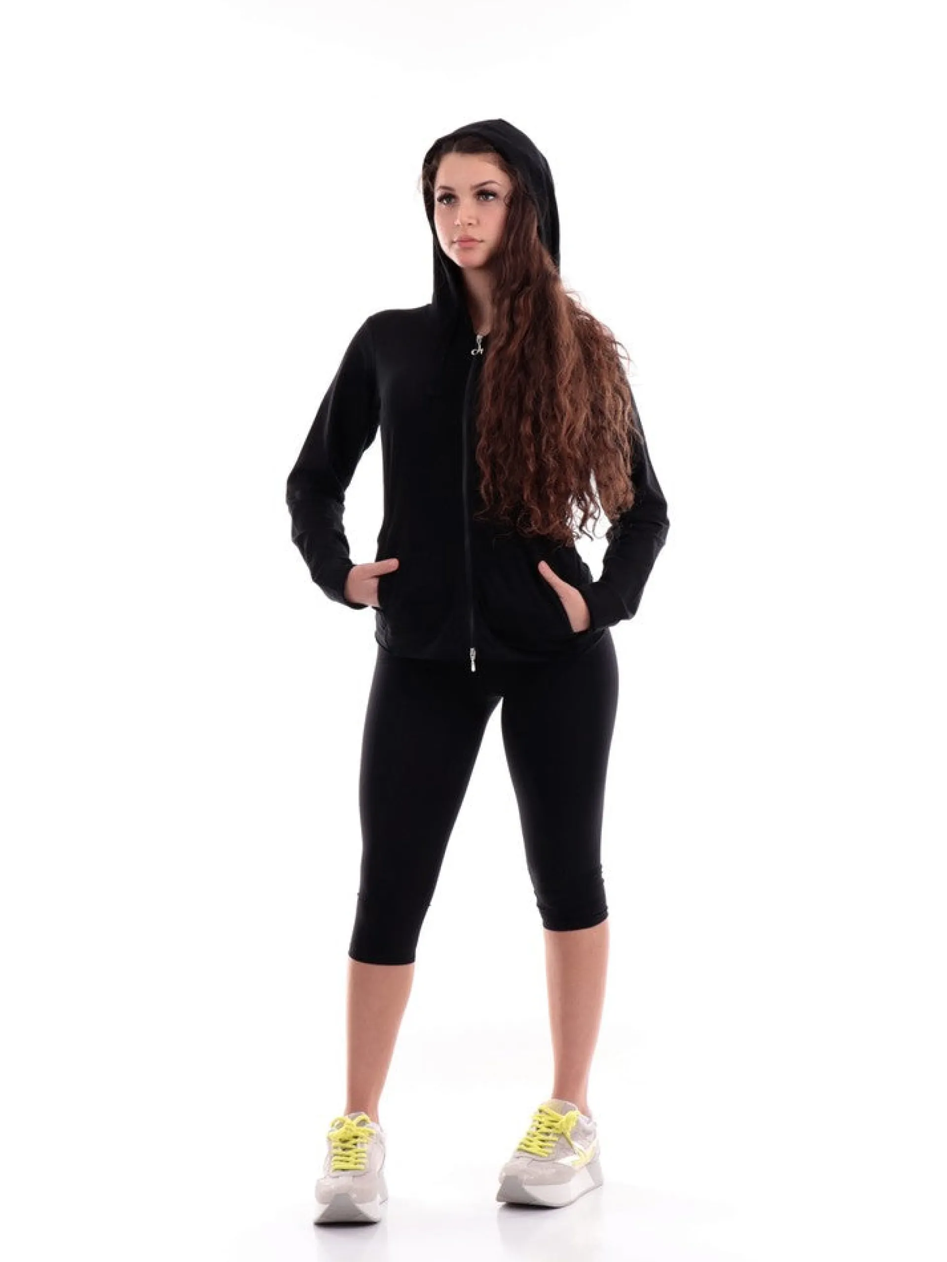DEHA Leggings*Leggins Emana Neri Modellanti da Donna capri A000181-