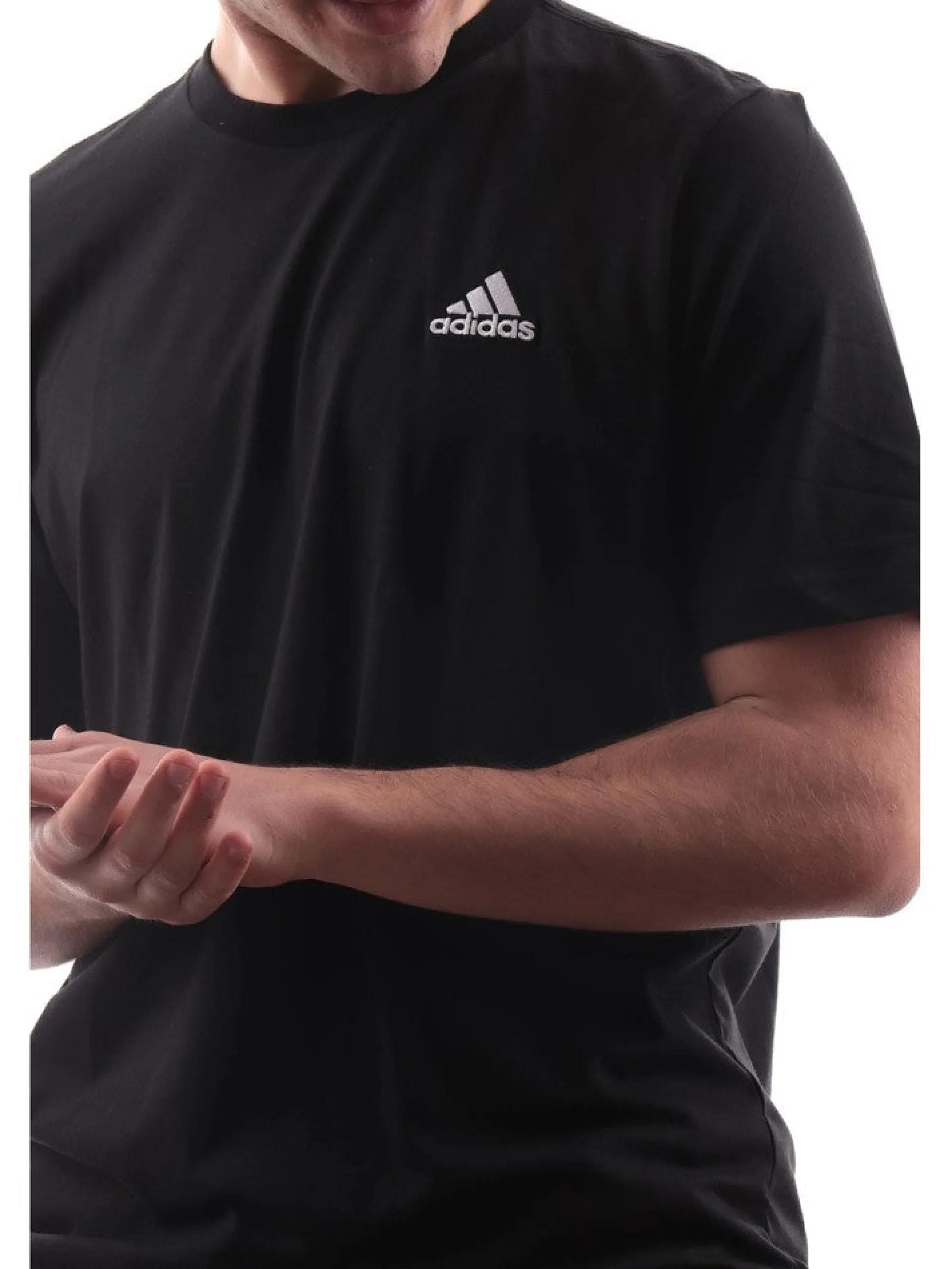 ADIDAS EQUIPMENT T-Shirt*Maglia Adidas nera da uomo, girocollo IC92