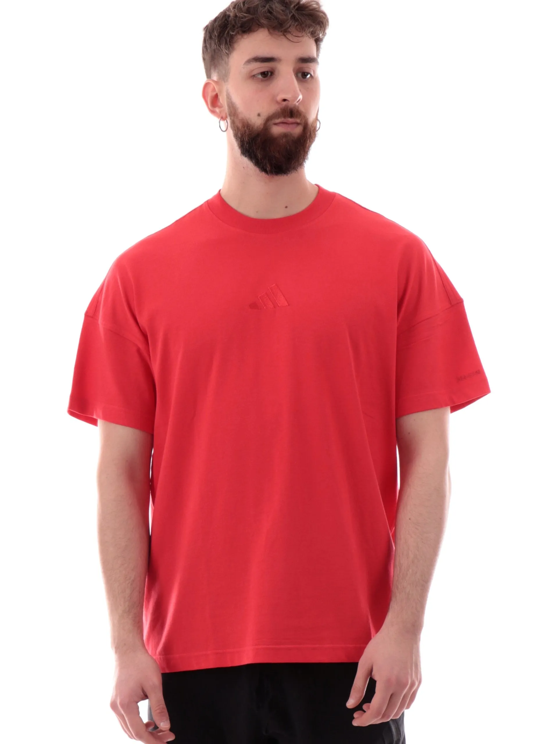 ADIDAS EQUIPMENT T-Shirt*Maglia Adidas rossa da uomo logo Adidas ricamato JC5346