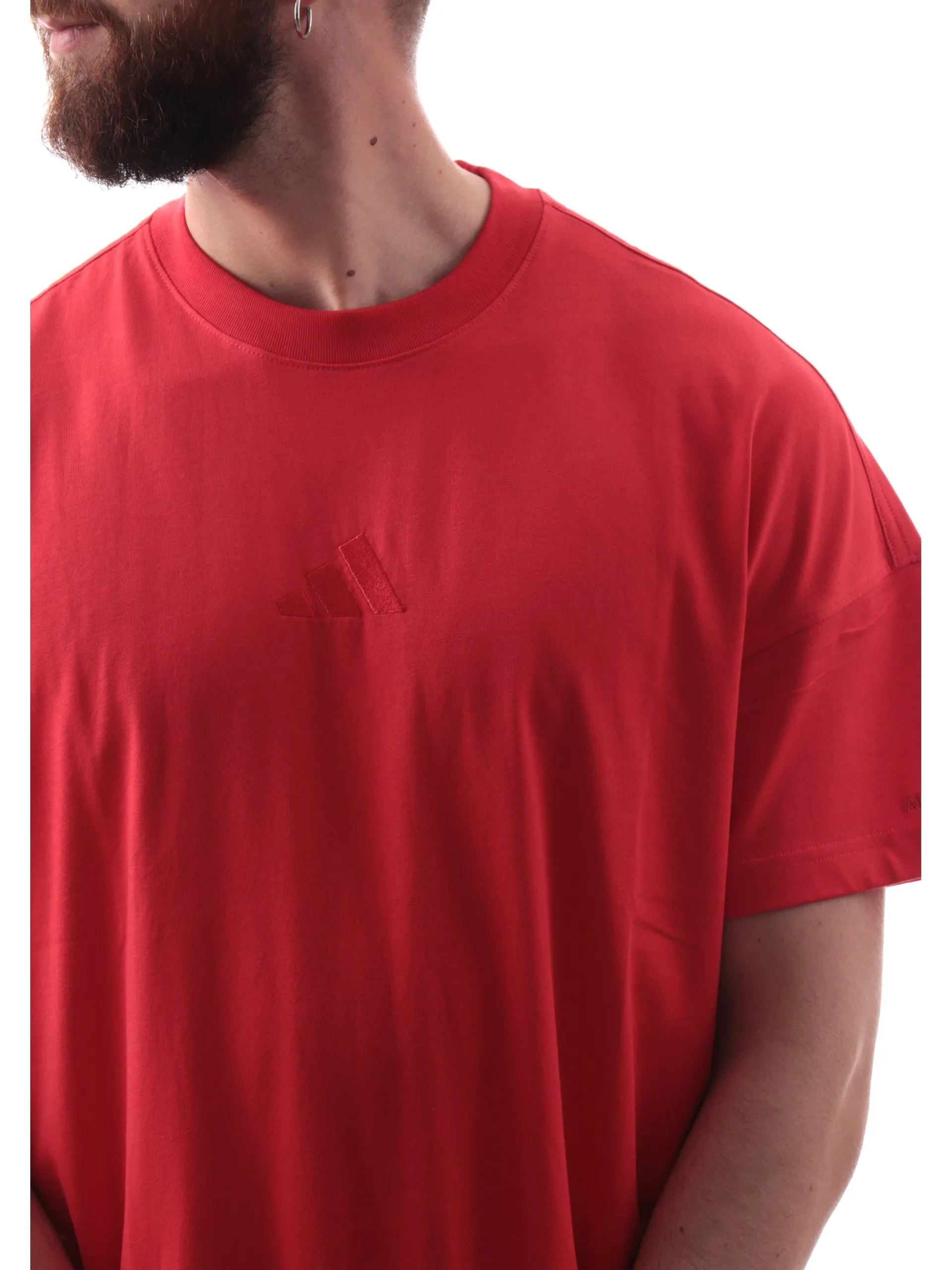 ADIDAS EQUIPMENT T-Shirt*Maglia Adidas rossa da uomo logo Adidas ricamato JC5346