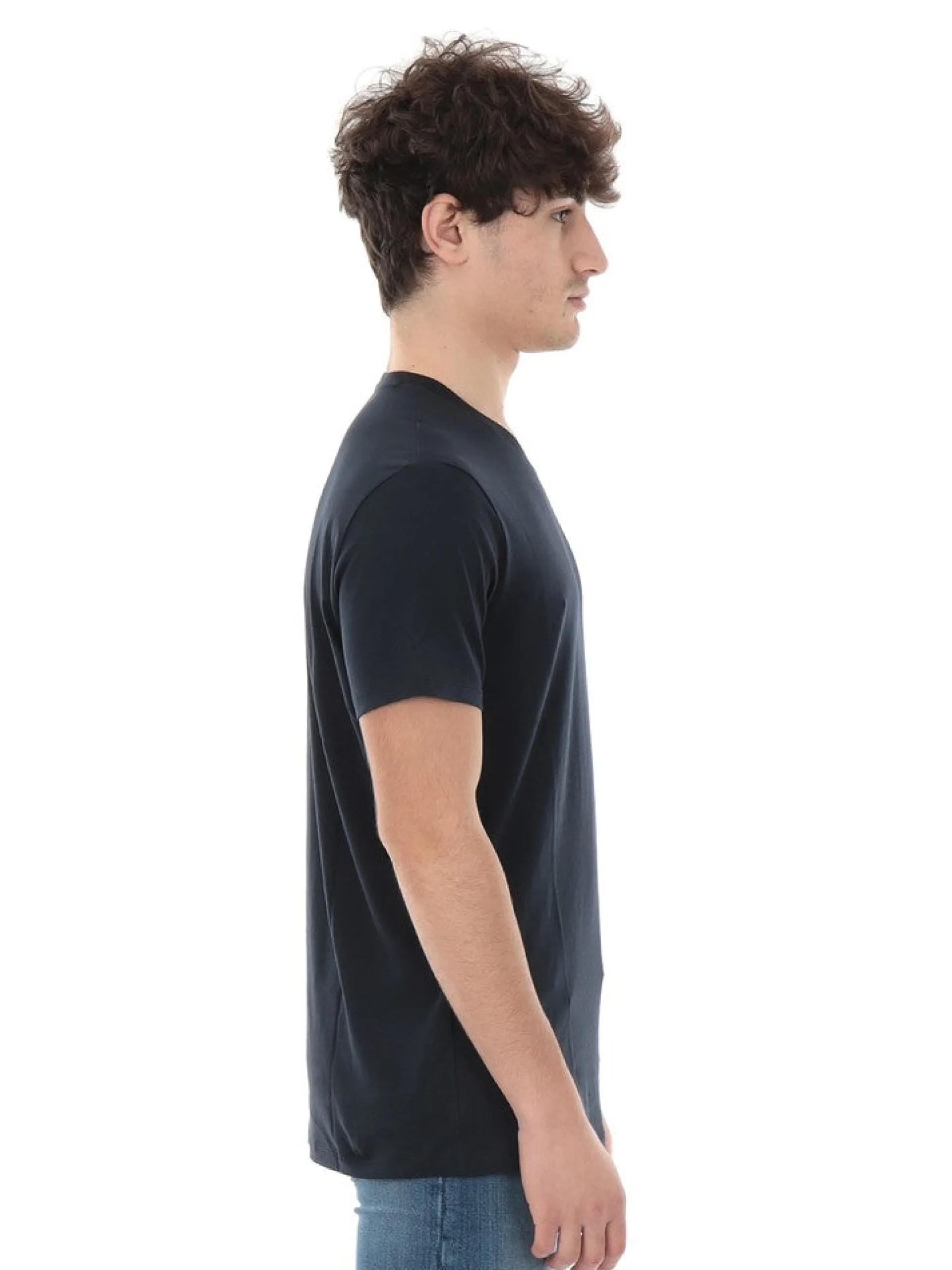 ARMANI EXCHANGE T-Shirt*Maglia AX blu da uomo 8NZT74ZJA5Z