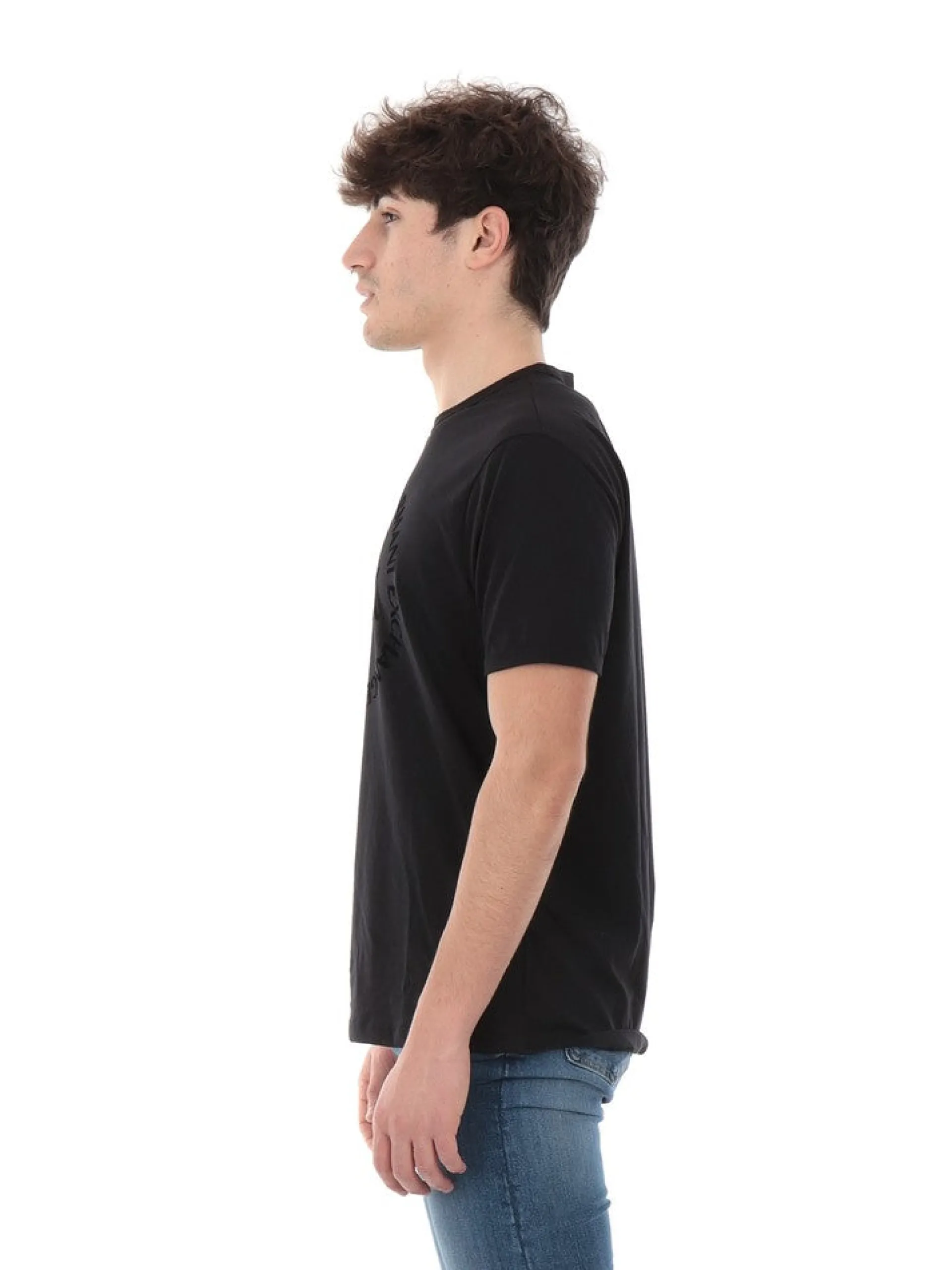 ARMANI EXCHANGE T-Shirt*Maglia A|X nera da uomo 8NZTCDZ8H4Z