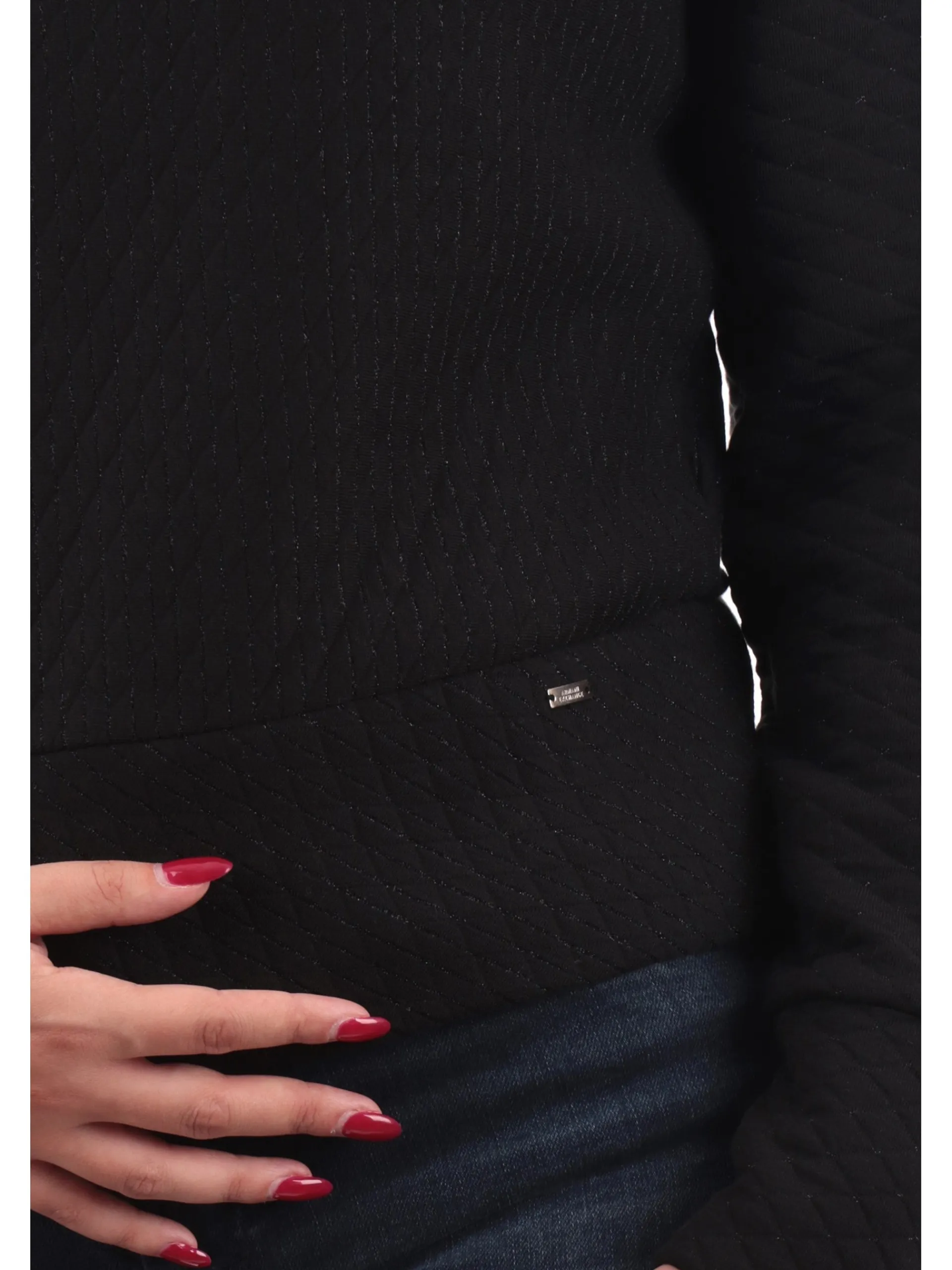 ARMANI EXCHANGE Felpe*Maglia nera da donna 6DYM44YJHHZ