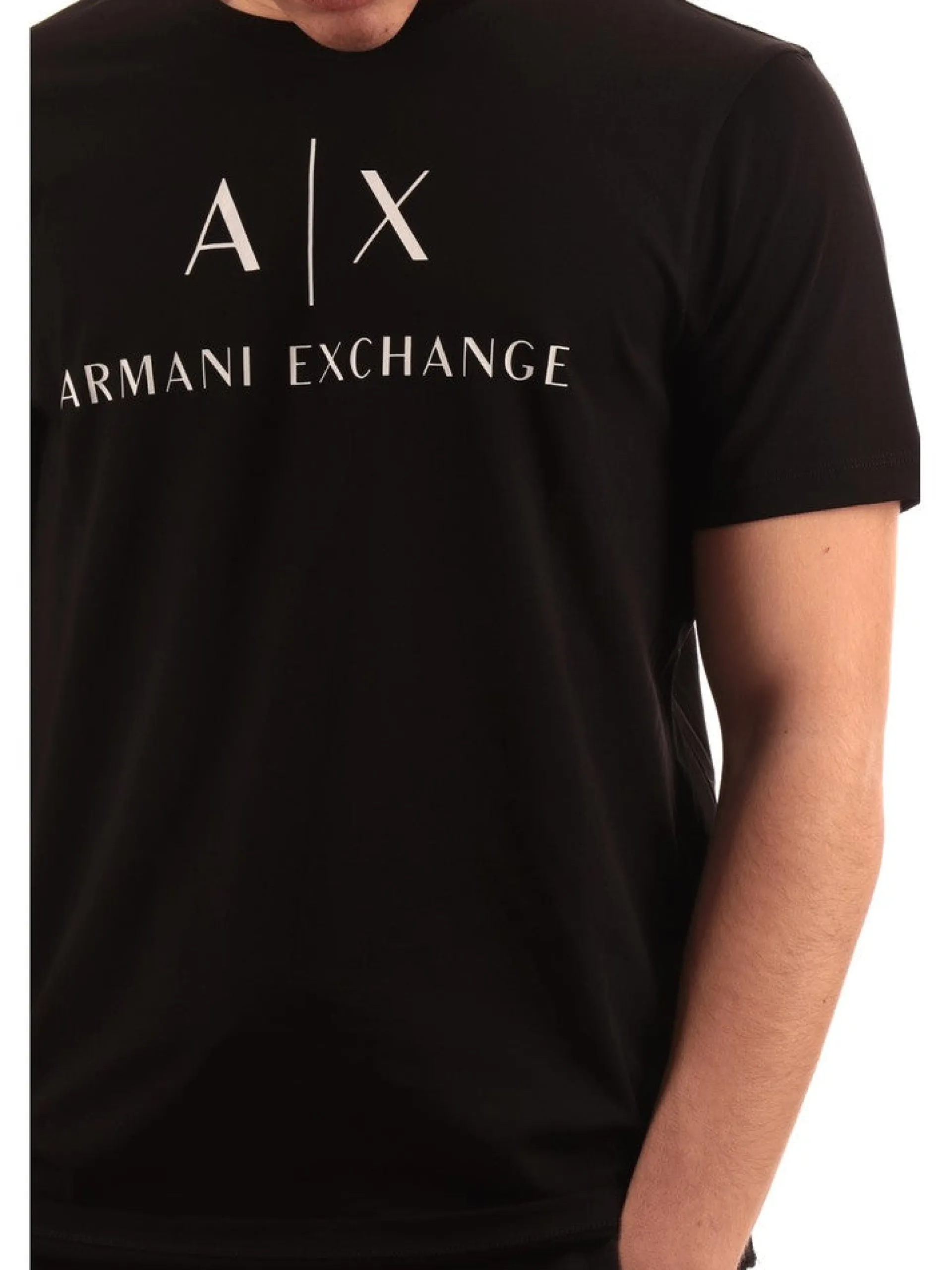 ARMANI EXCHANGE T-Shirt*Maglia nera da uomo 8NZTCJZ8H4Z