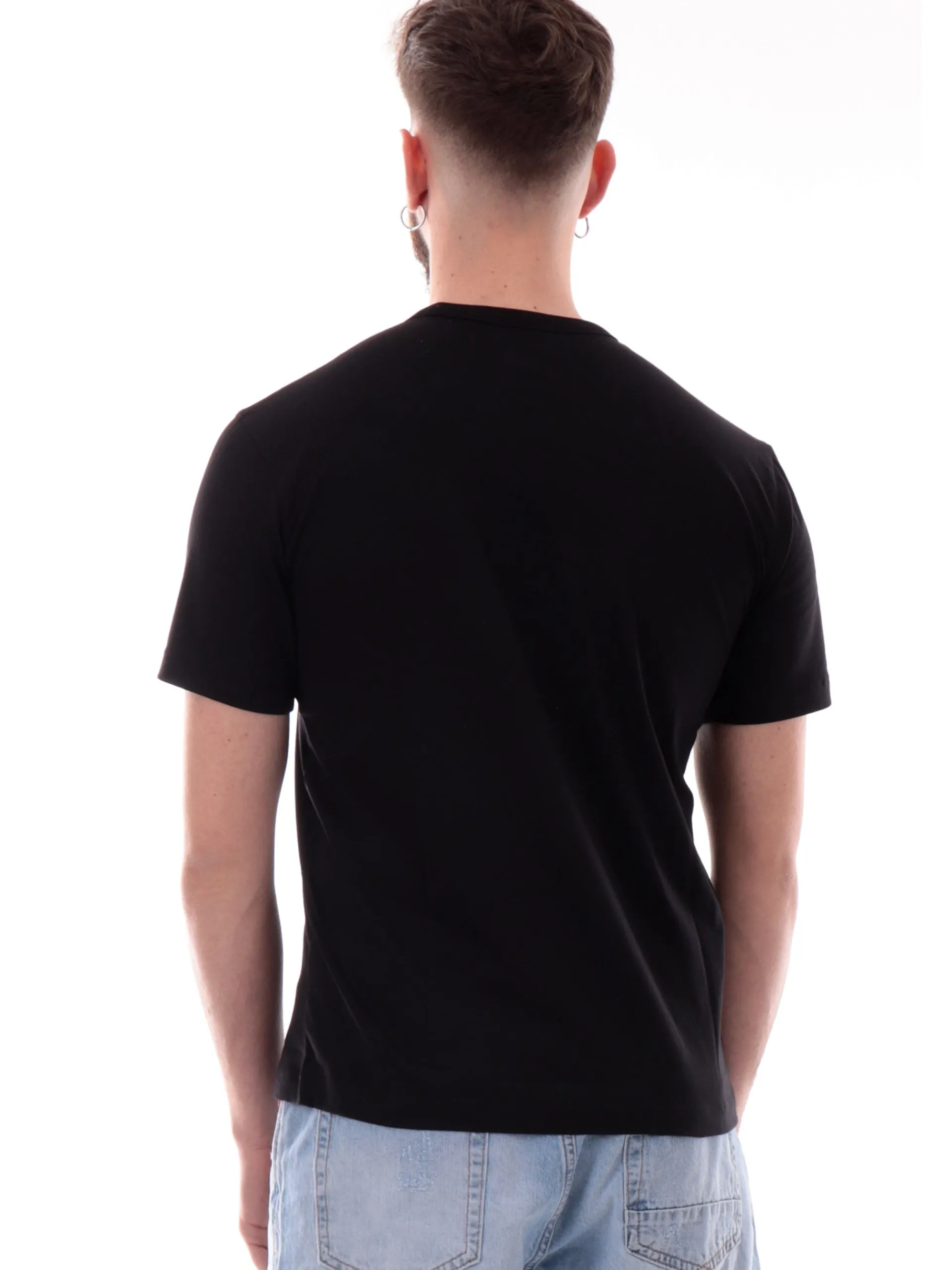 BLAUER T-Shirt*Maglia nera da uomo Bourne maxi logo H02191004547