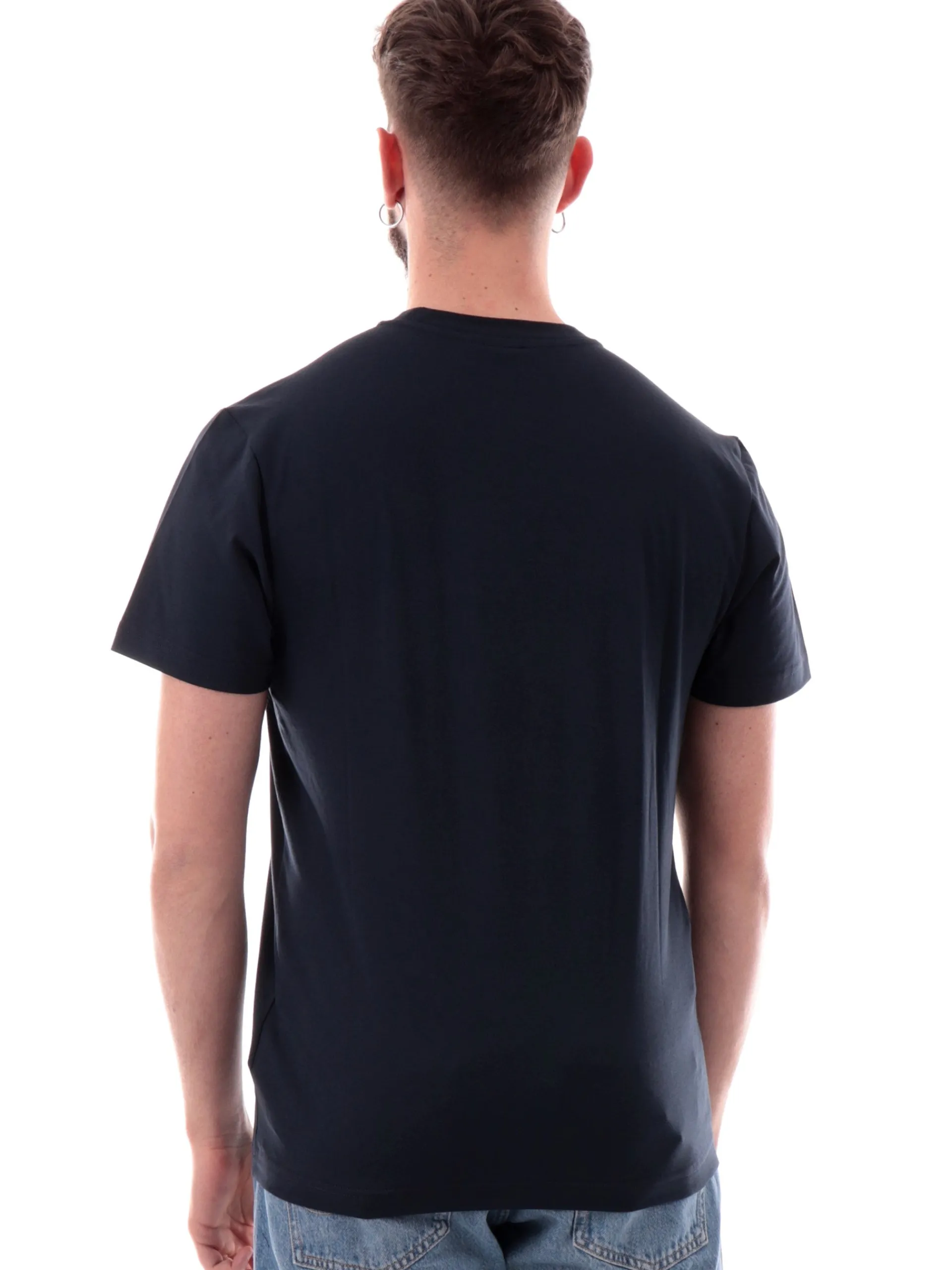 COLMAR T-Shirt*Maglia blu da uomo girocollo logo lato cuore 75236SH