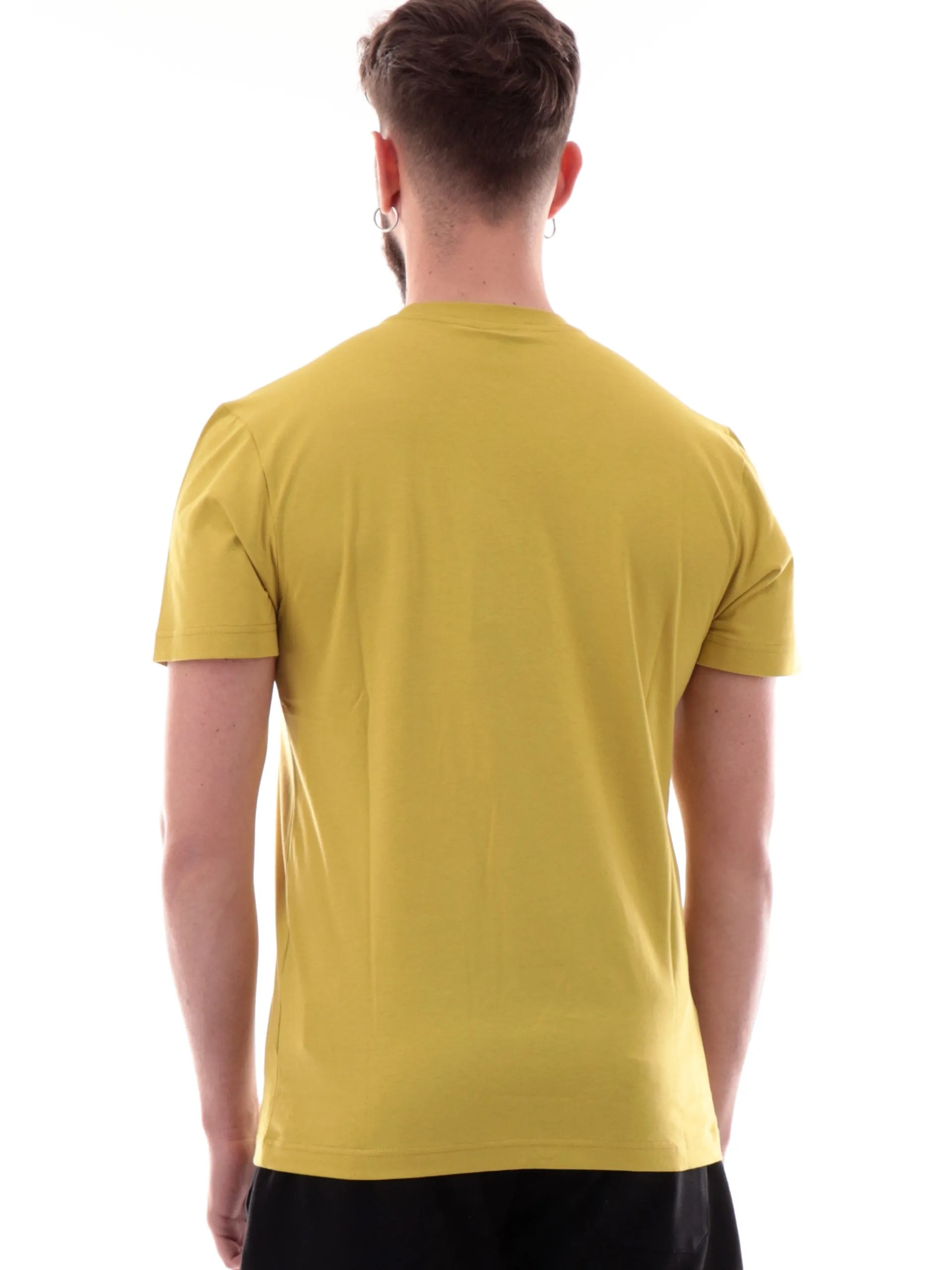 COLMAR T-Shirt*Maglia gialla da uomo girocollo logo lato cuore 75236SH