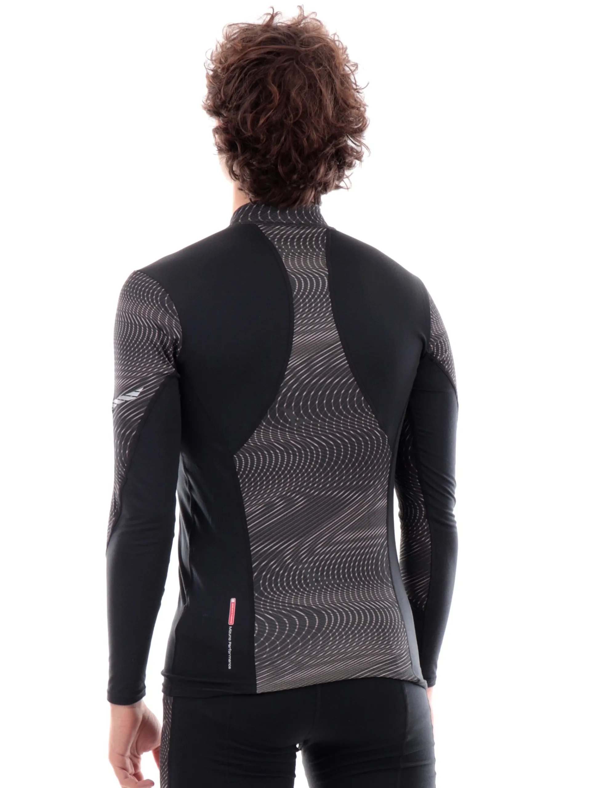 MIZUNO Abbigliamento*Maglia da neve nera da uomo Bt Virtual Body G3 H/Z Shirt A2GA1501