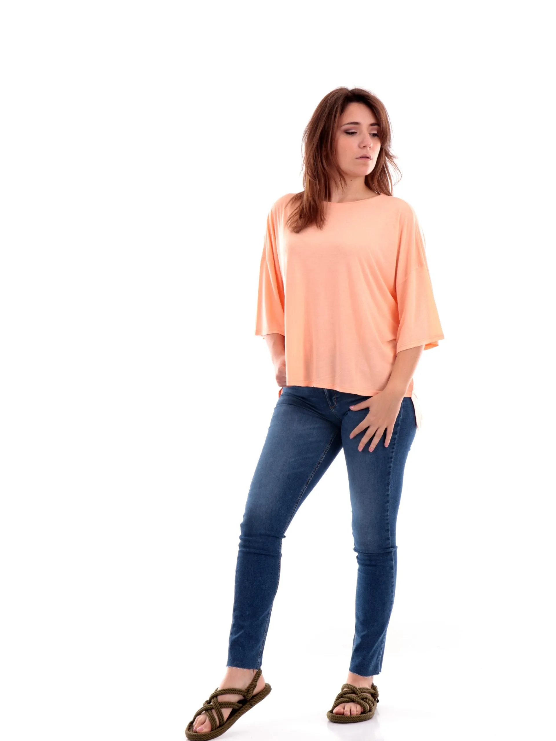 DEHA T-Shirt*Maglia arancione da donna B84423