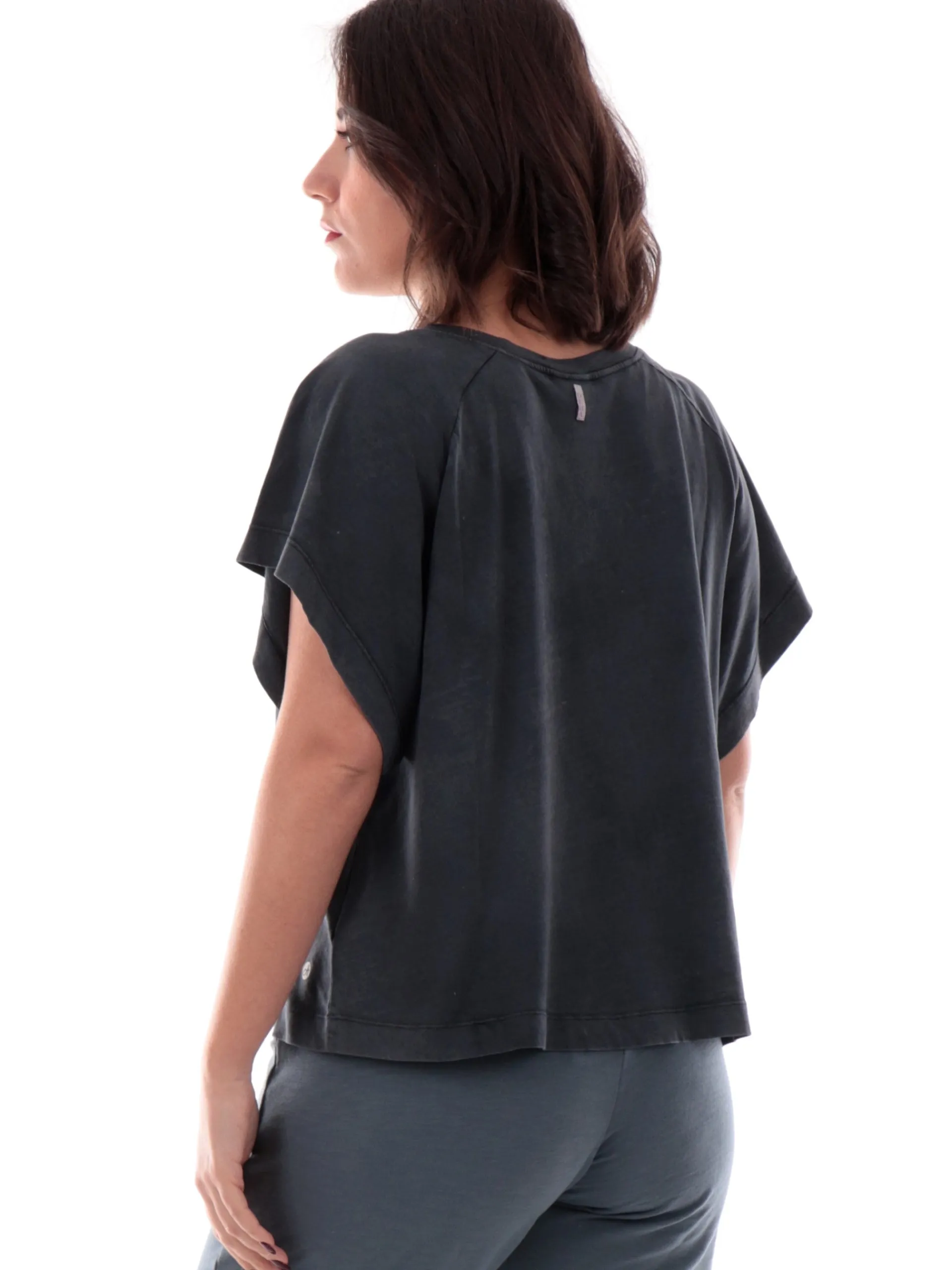DEHA T-Shirt*Maglia grigia da donna Fade over D2240110009