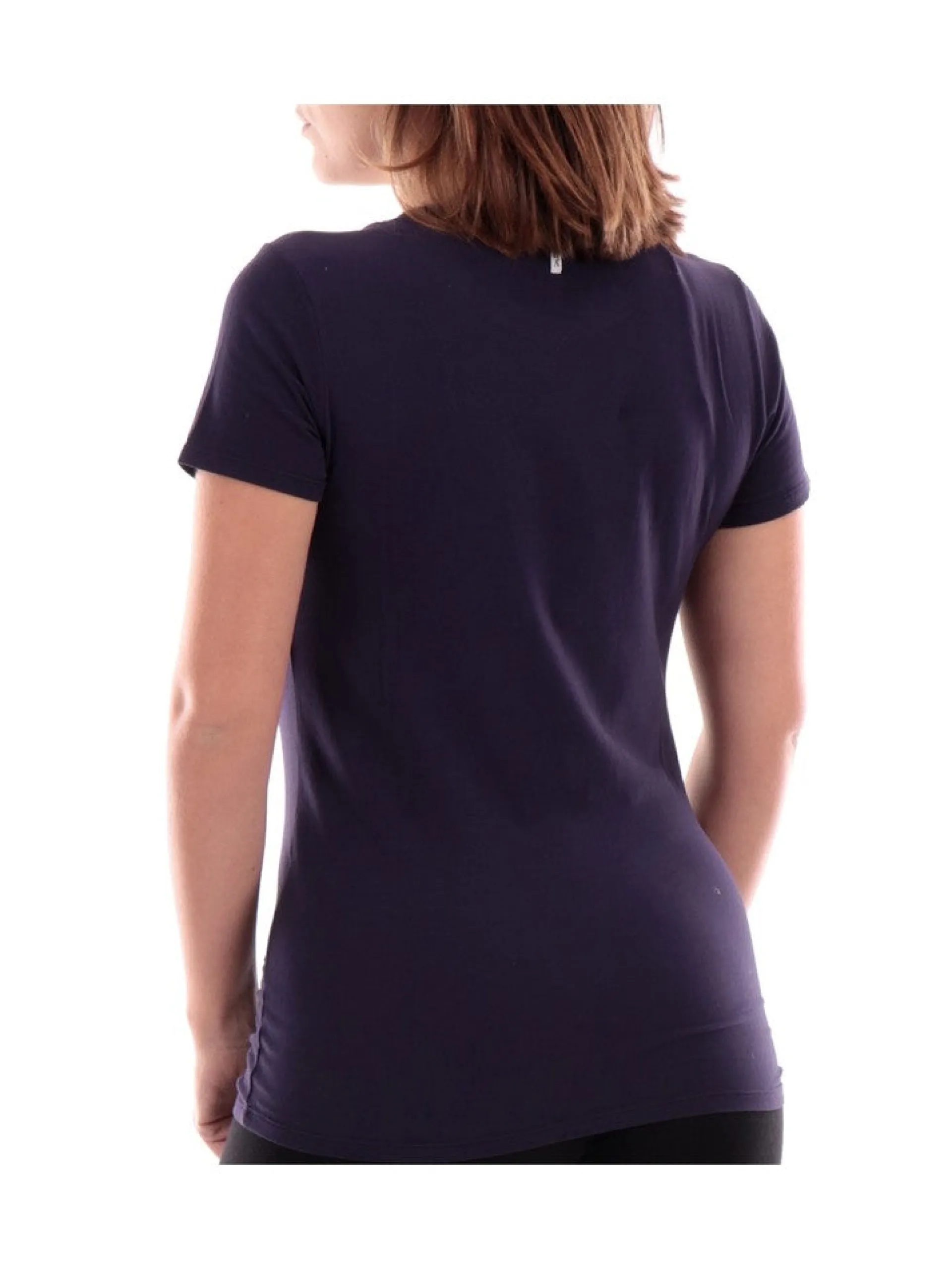 DEHA T-Shirt*Maglia Viola con stampa Oro D9312