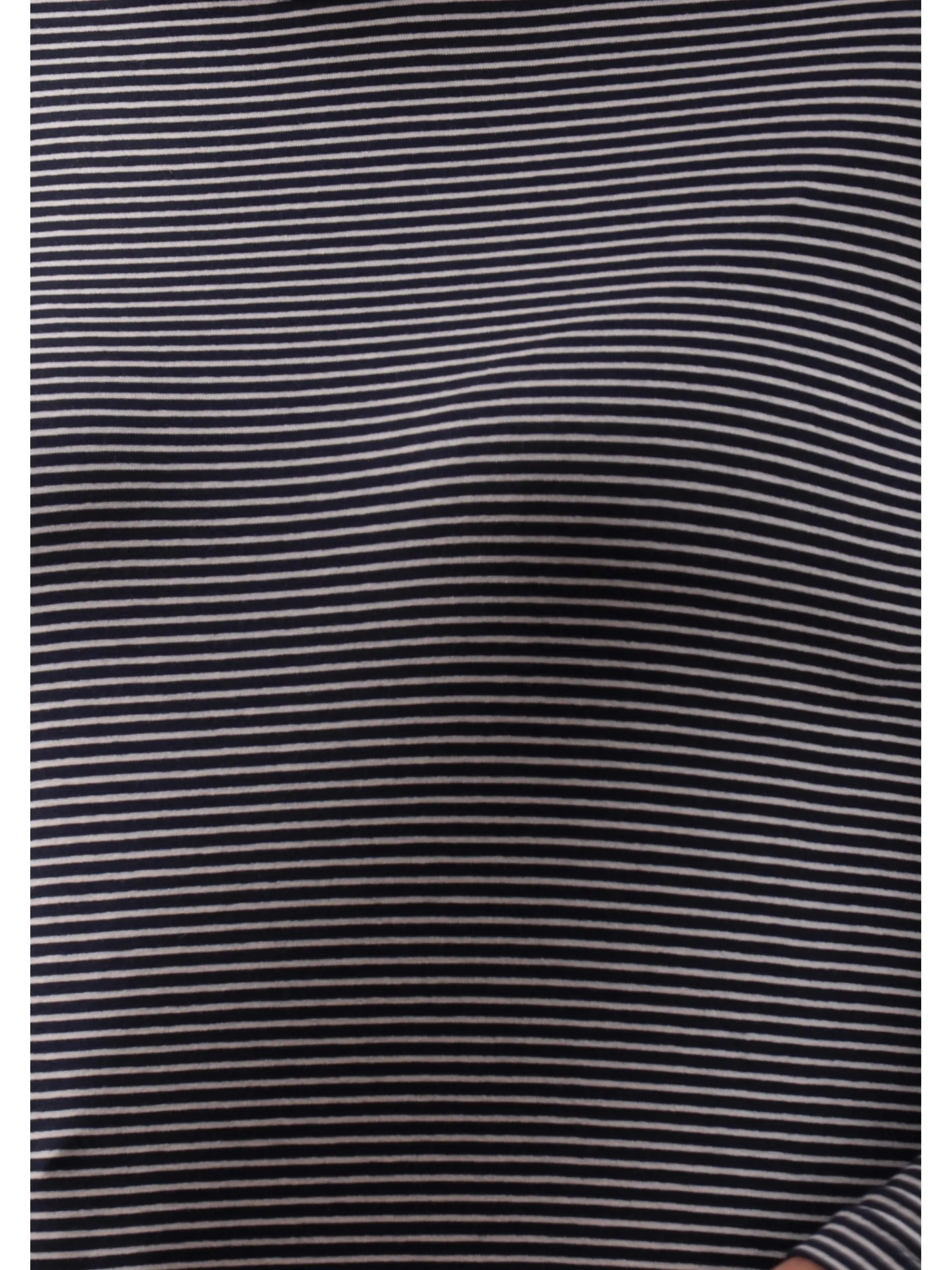 EMME MARELLA T-Shirt*Maglia nera a righe da donna maniche tre quarti LIDIA