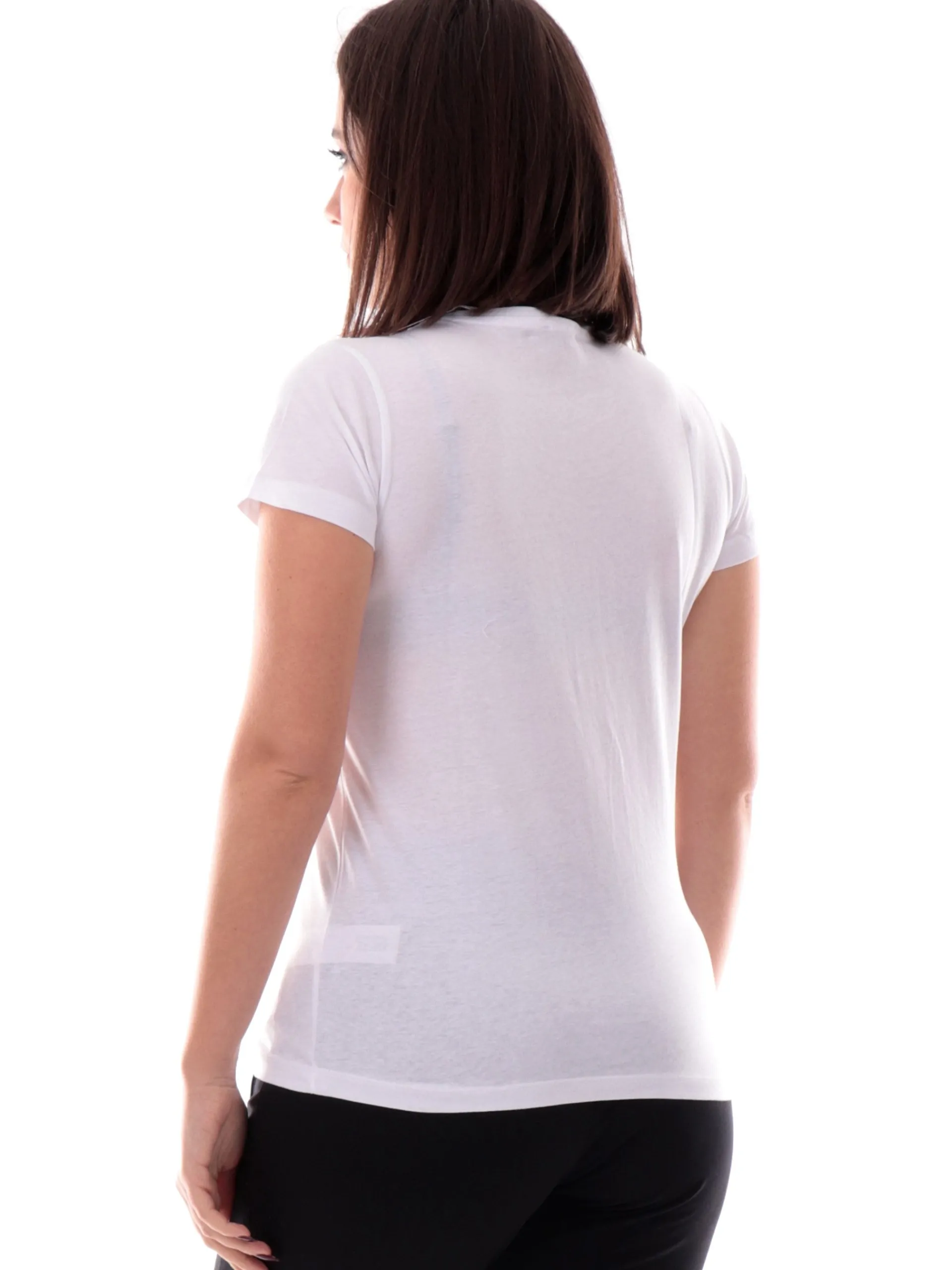 FREDDY T-Shirt*Maglia bianca da donna logo con glitter S25WCYLT1