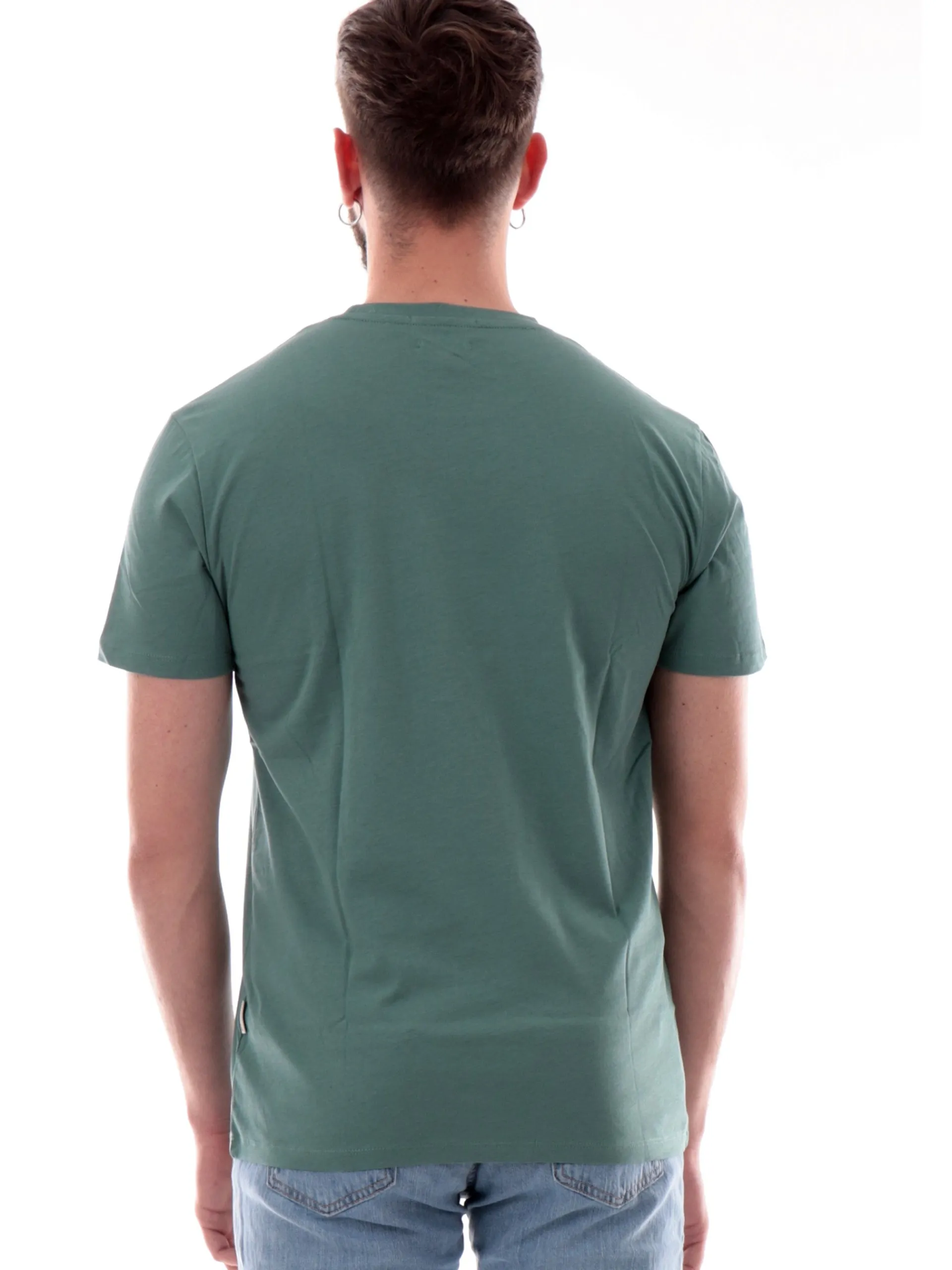 GIANNI LUPO T-Shirt*Maglia verde girocollo da uomo maniche corte GL1078FS25