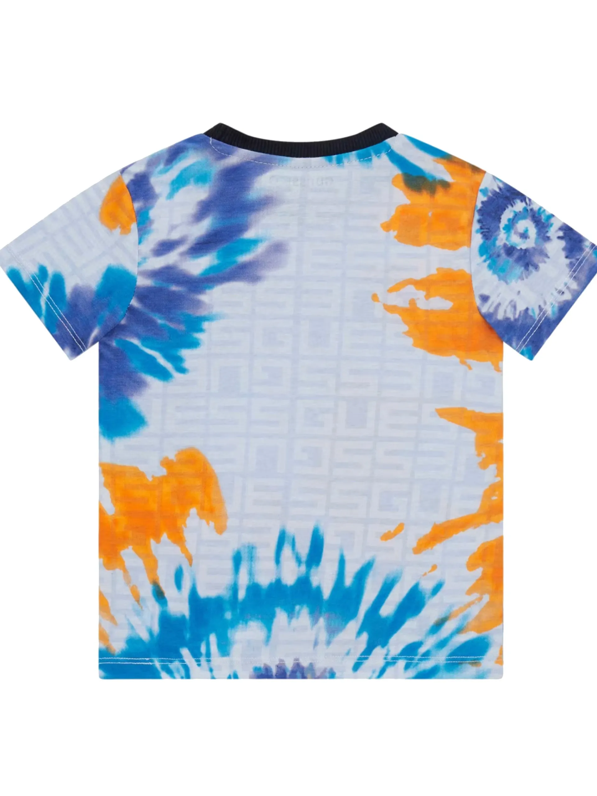 GUESS T-Shirt*Maglia celeste da bambino triangolo nero N5GI07K8HM4
