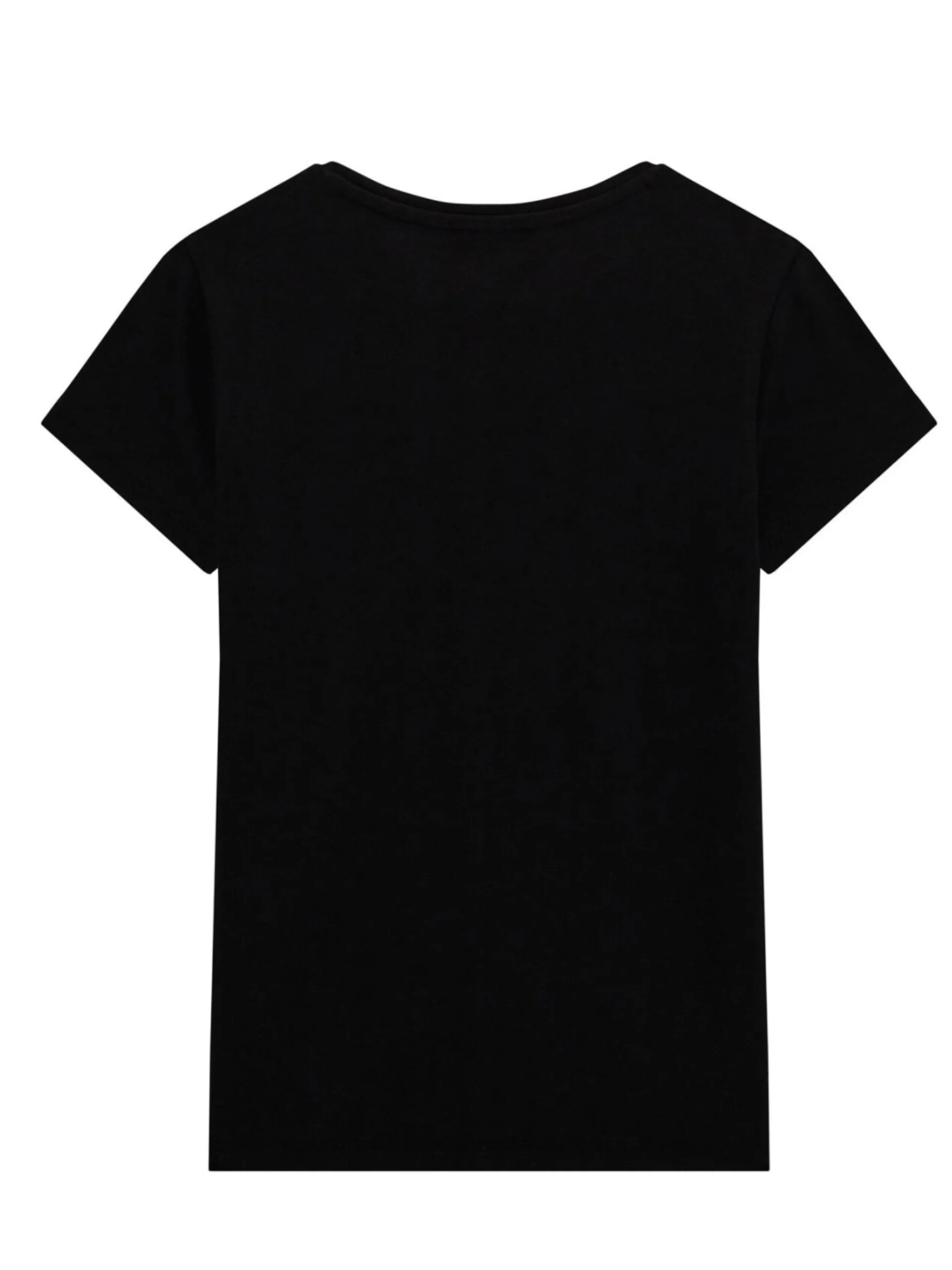 GUESS T-Shirt*Maglia nera da bambina logo fiori con glitter J5GI16K6YW4
