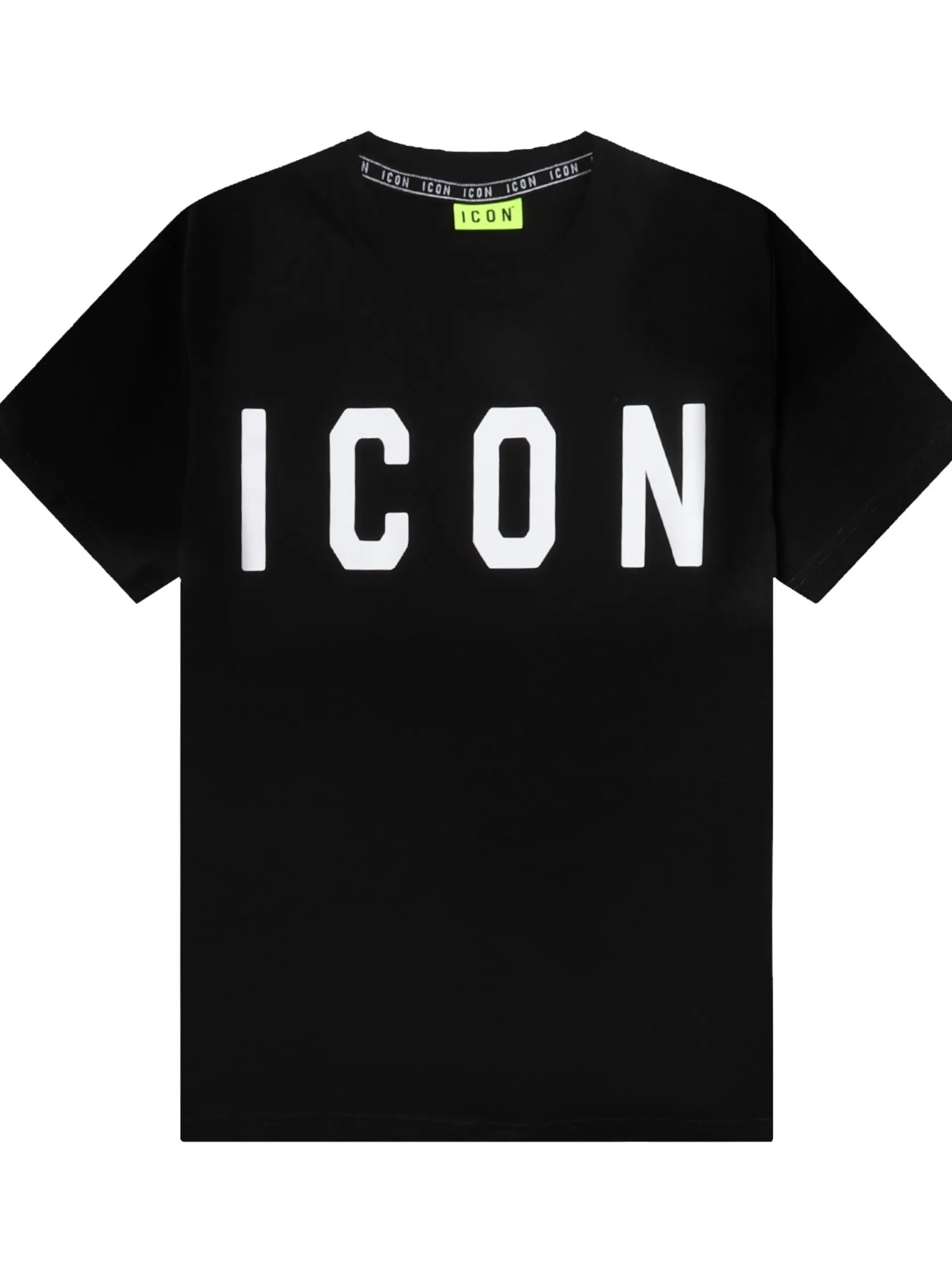 ICON T-Shirt*Maglia nera da bambino maxi logo IBKS004899