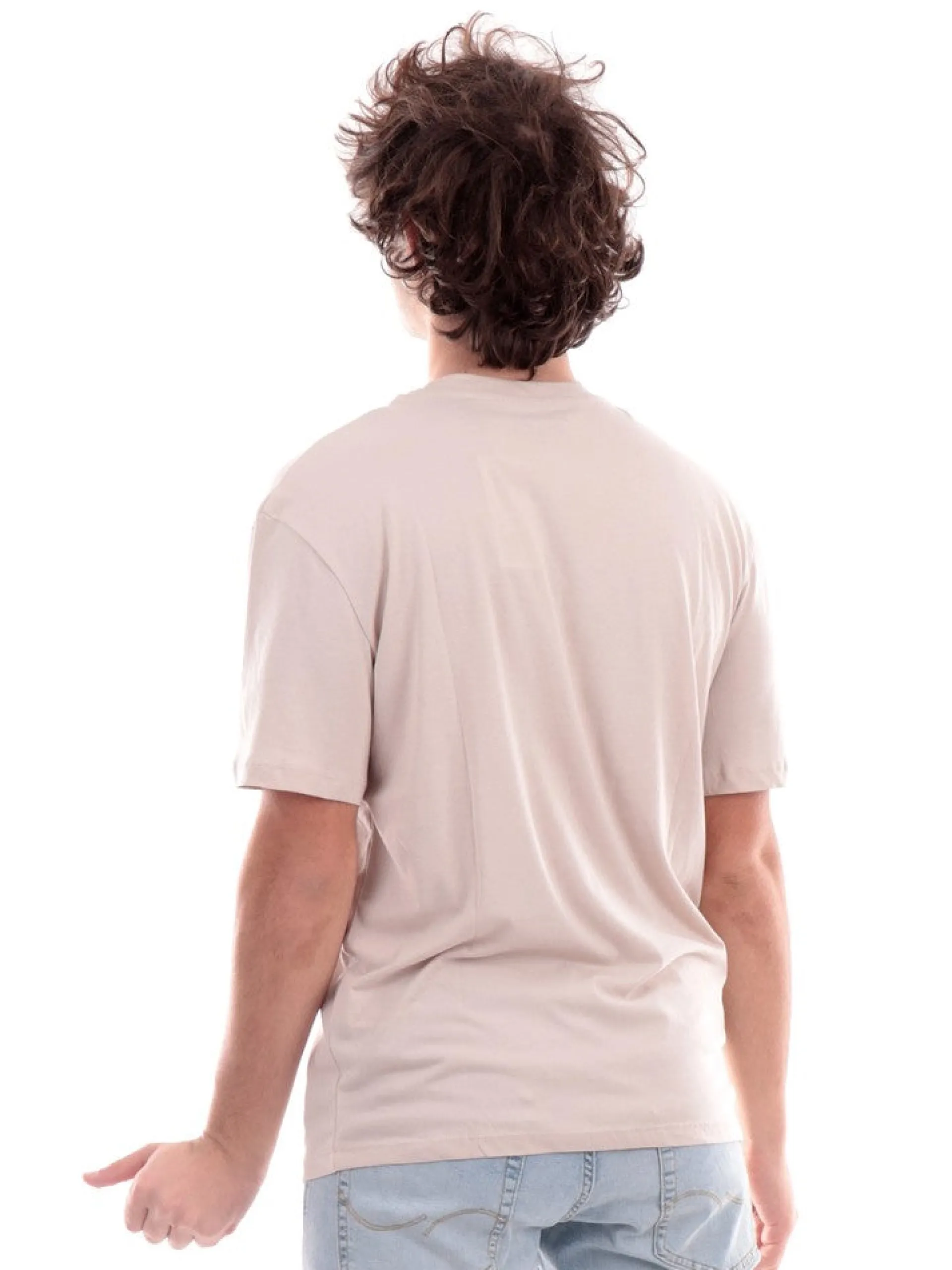 JACK&JONES T-Shirt*Maglia Jack and Jones beige da uomo con grafica 12227781