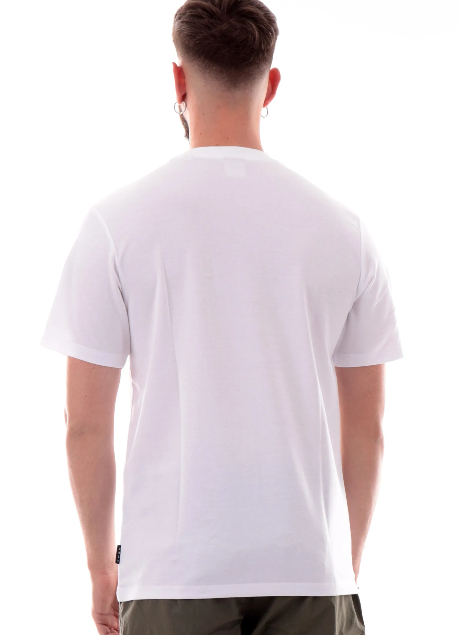 JACK&JONES T-Shirt*Maglia Jack Jones bianca da uomo con logo gommato 12273120