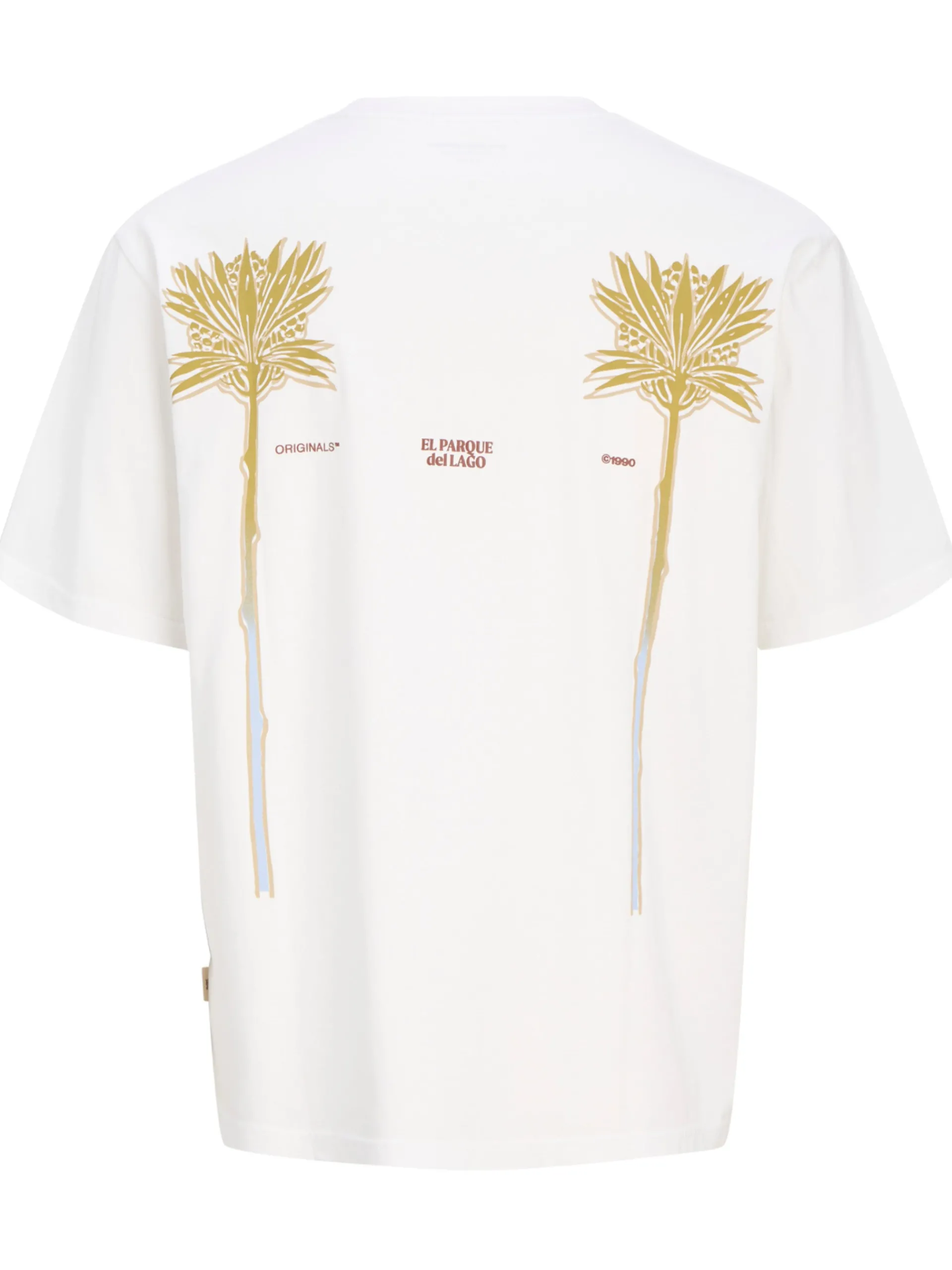 JACK&JONES T-Shirt*Maglia Jack Jones bianca da uomo maxi stampa posteriore 12276830