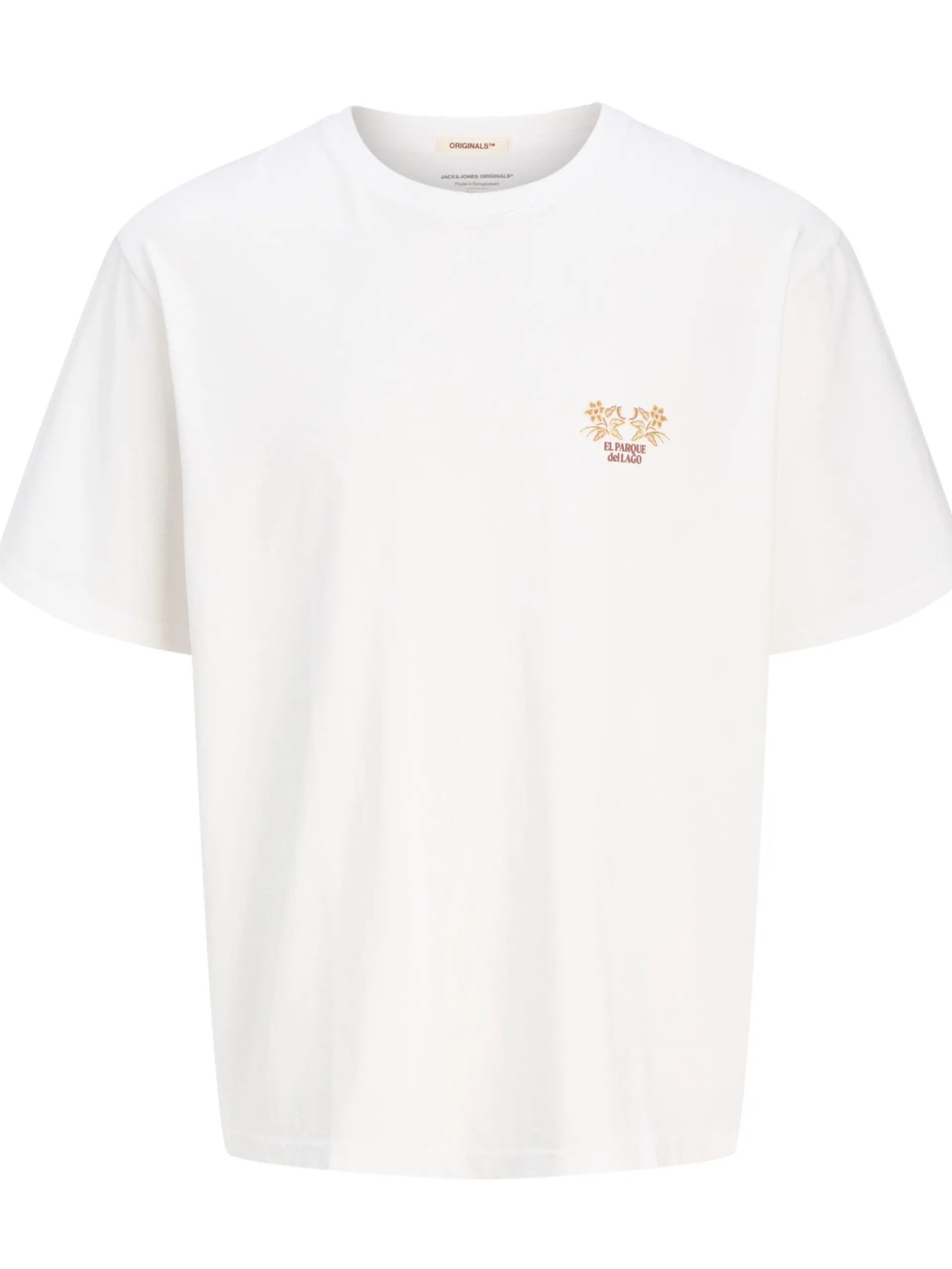 JACK&JONES T-Shirt*Maglia Jack Jones bianca da uomo maxi stampa posteriore 12276830
