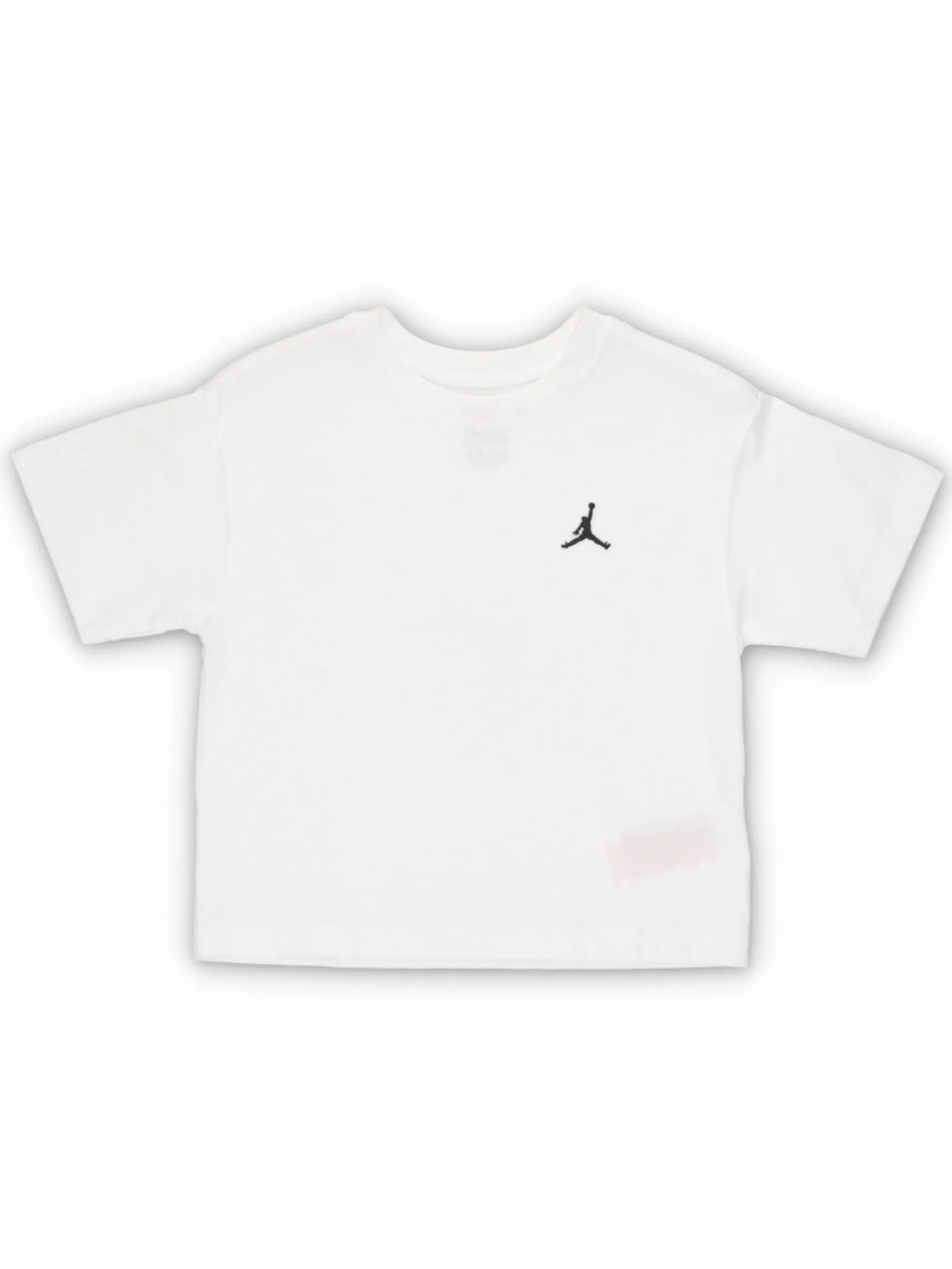 NIKE JORDAN T-Shirt*Maglia Jordan bianca da bambina logo Jumpman ricamato 45D311