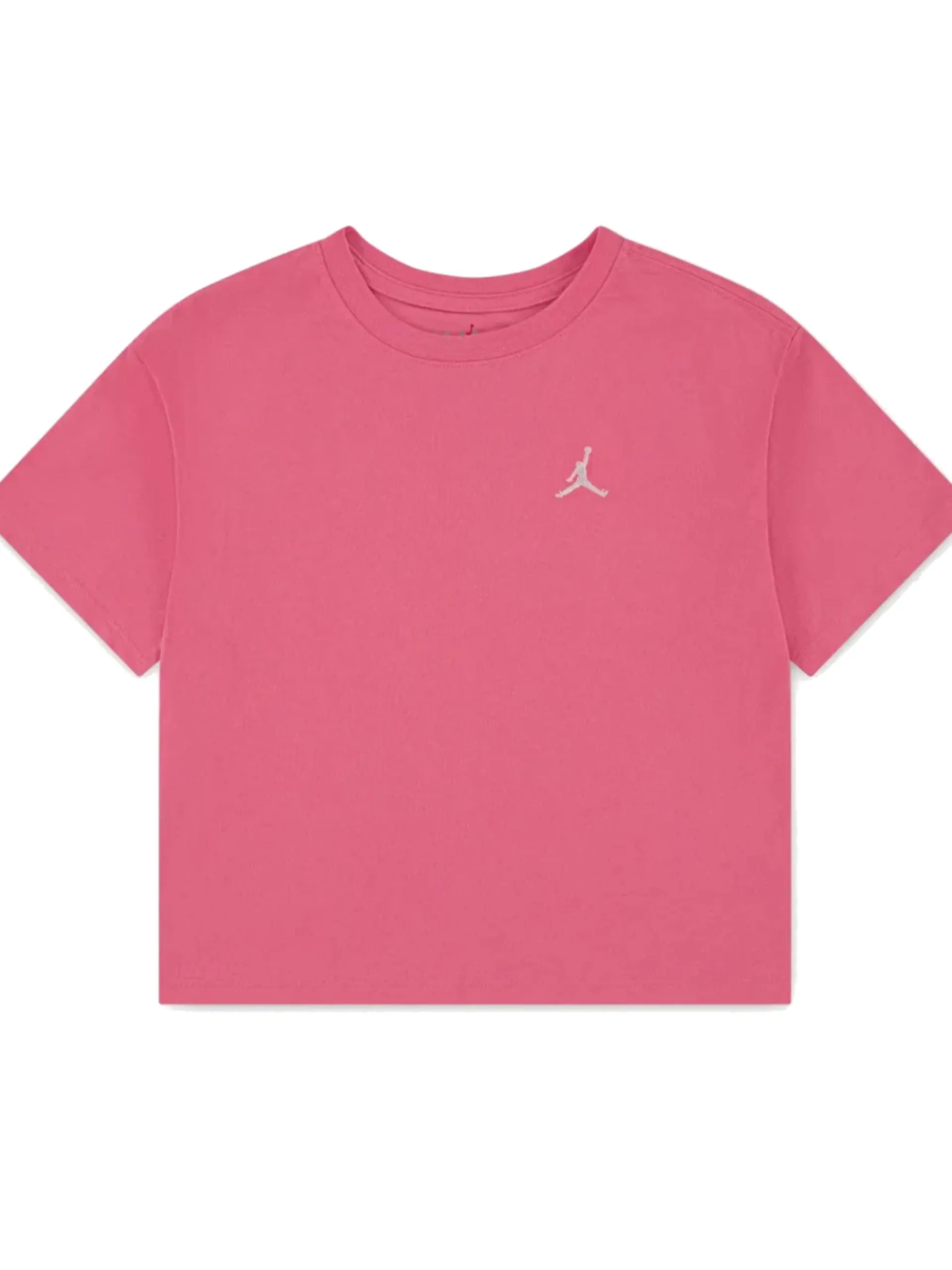 NIKE JORDAN T-Shirt*Maglia Jordan rosa da bambina logo Jumpman ricamato 45D311