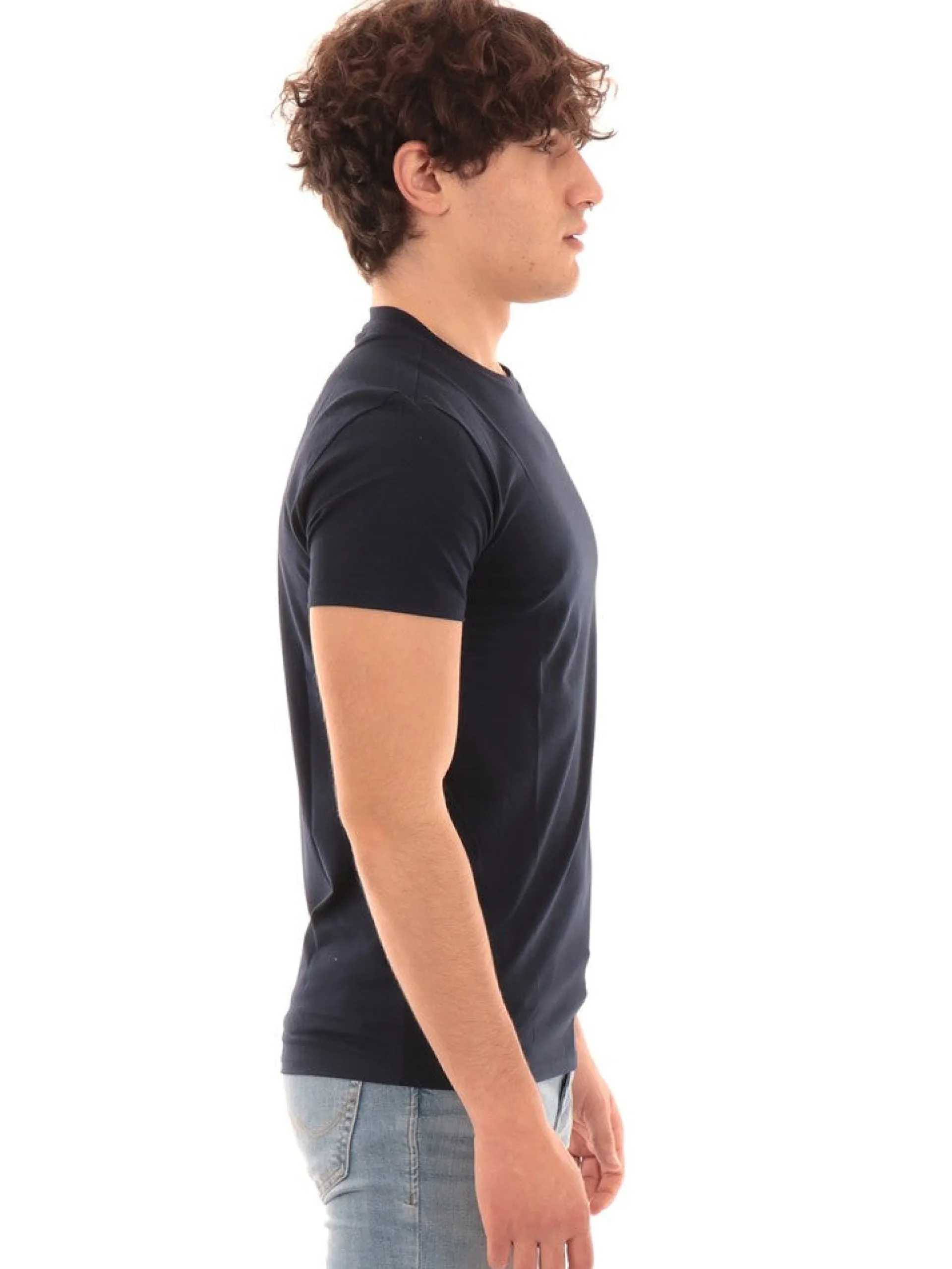LACOSTE T-Shirt*Maglia blu marine da uomo TH6709