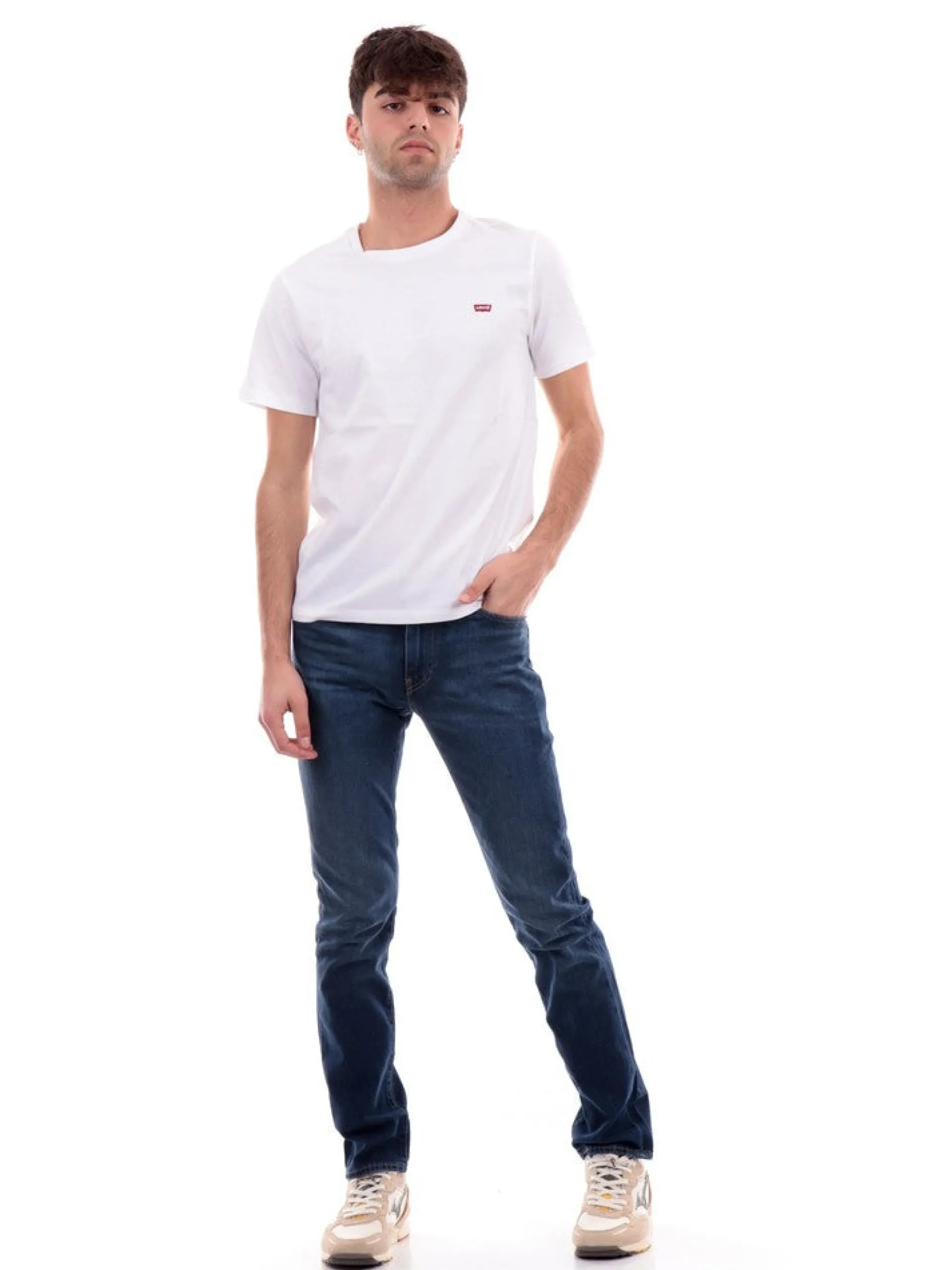 LEVIS T-Shirt*Maglia Levi's bianca da uomo 566050
