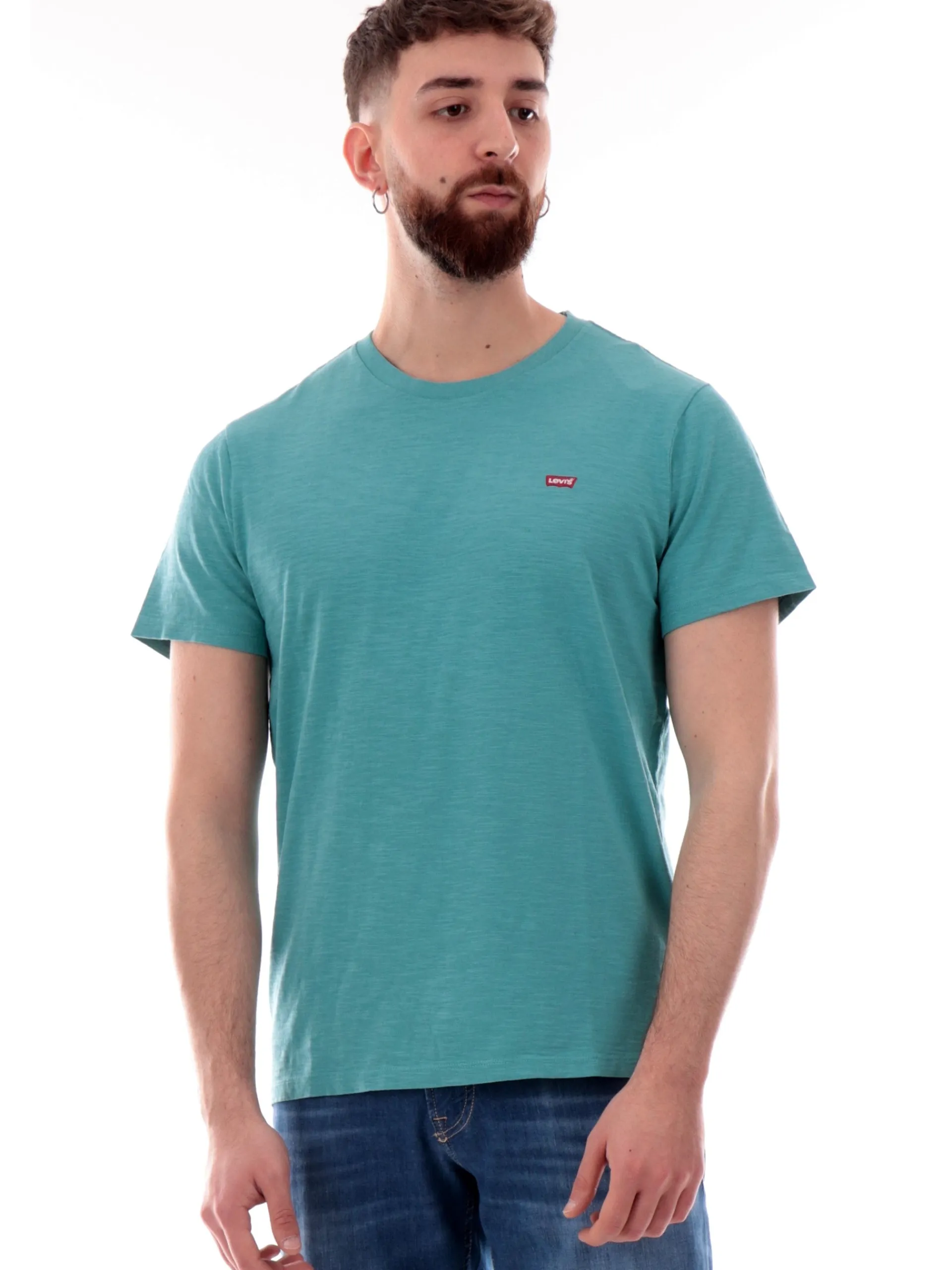 LEVIS T-Shirt*Maglia verde acqua da uomo Original 5660502
