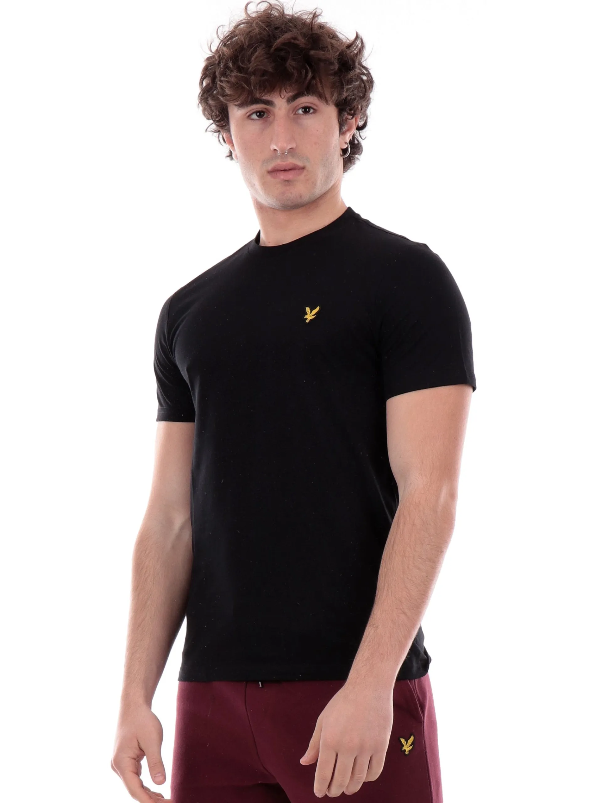 LYLE & SCOTT T-Shirt*Maglia nera da uomo TS400VOG