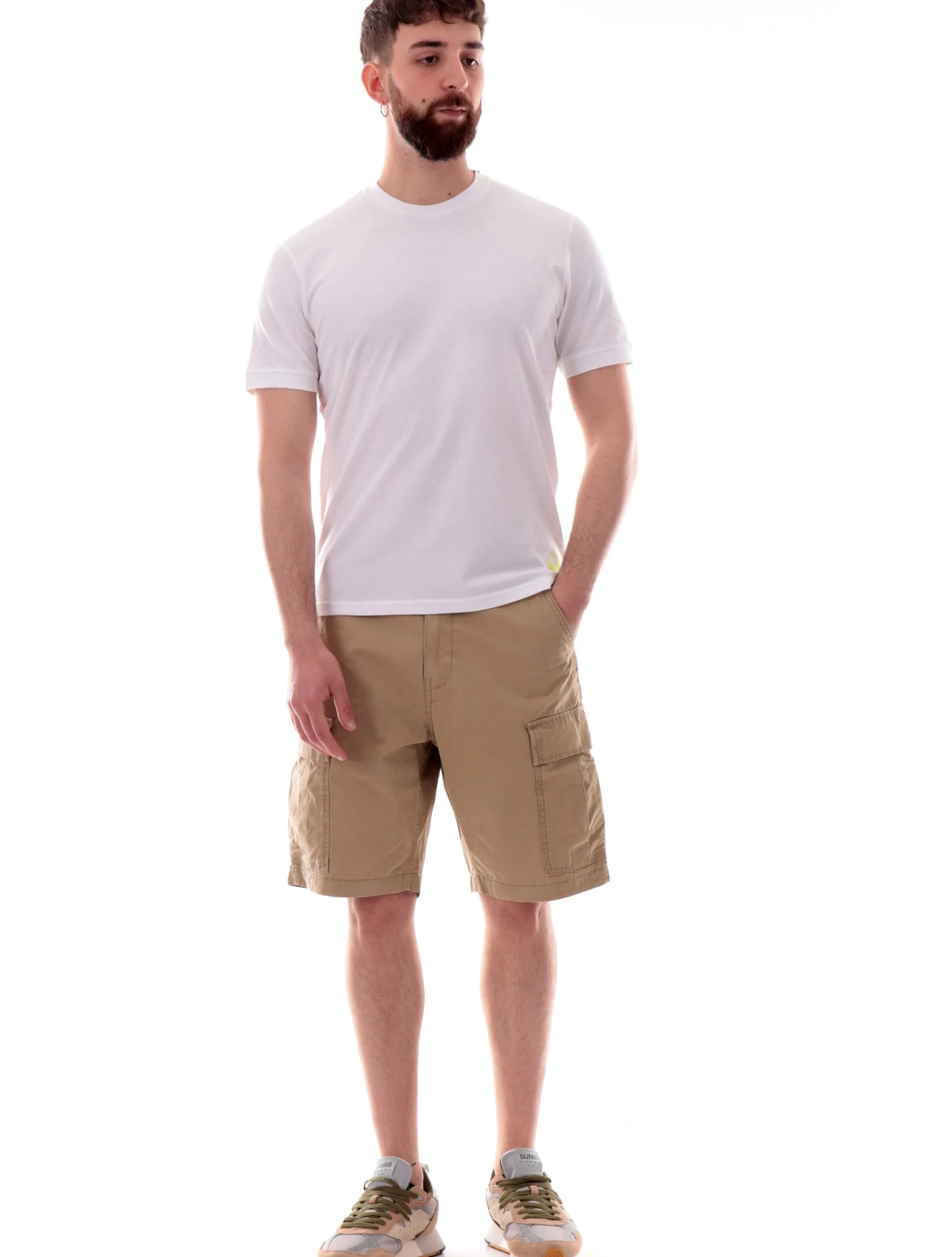 MARKUP T-Shirt*Maglia bianca da uomo Piquet MK11004
